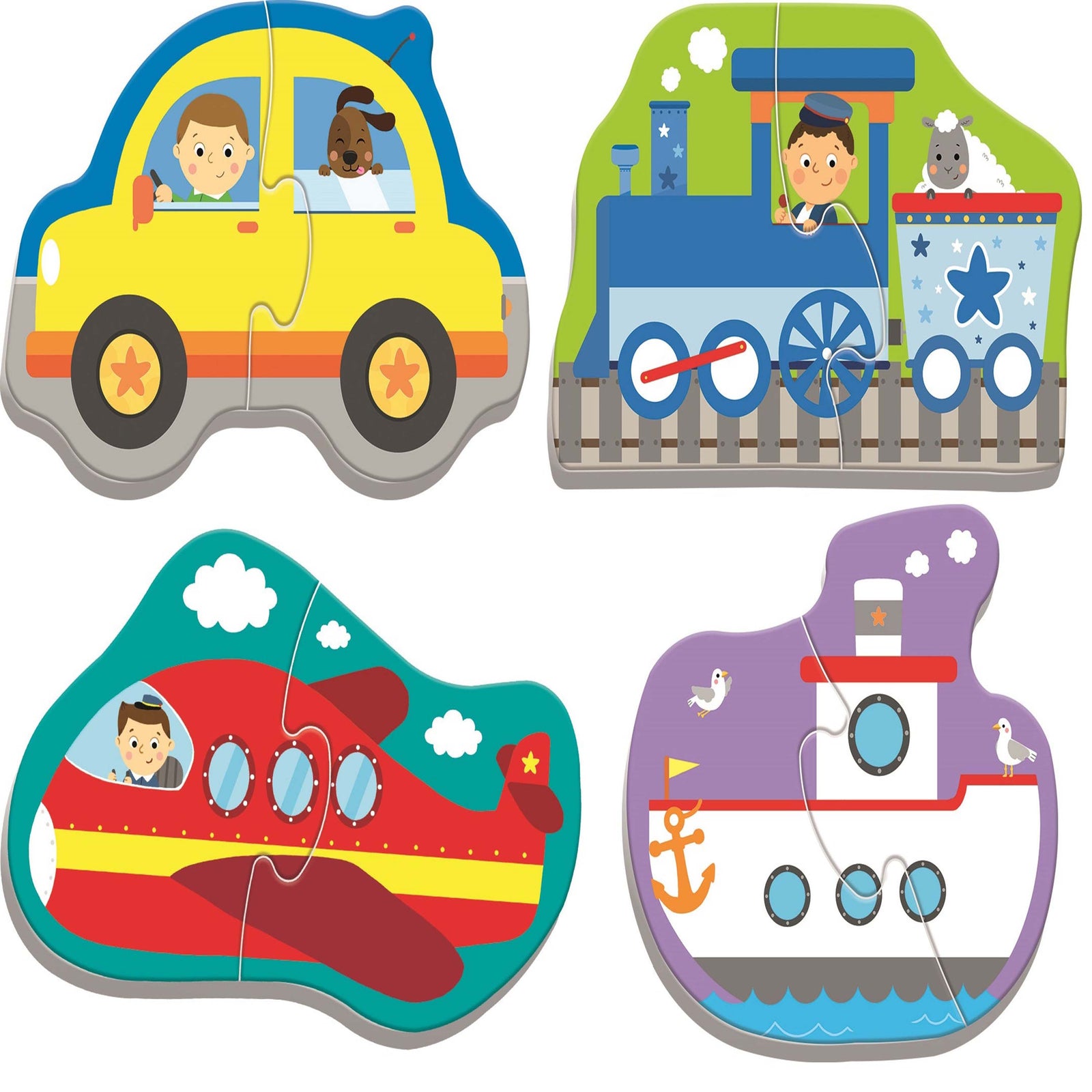 Trefl Baby Classic Puzzle - Transport Vehicles