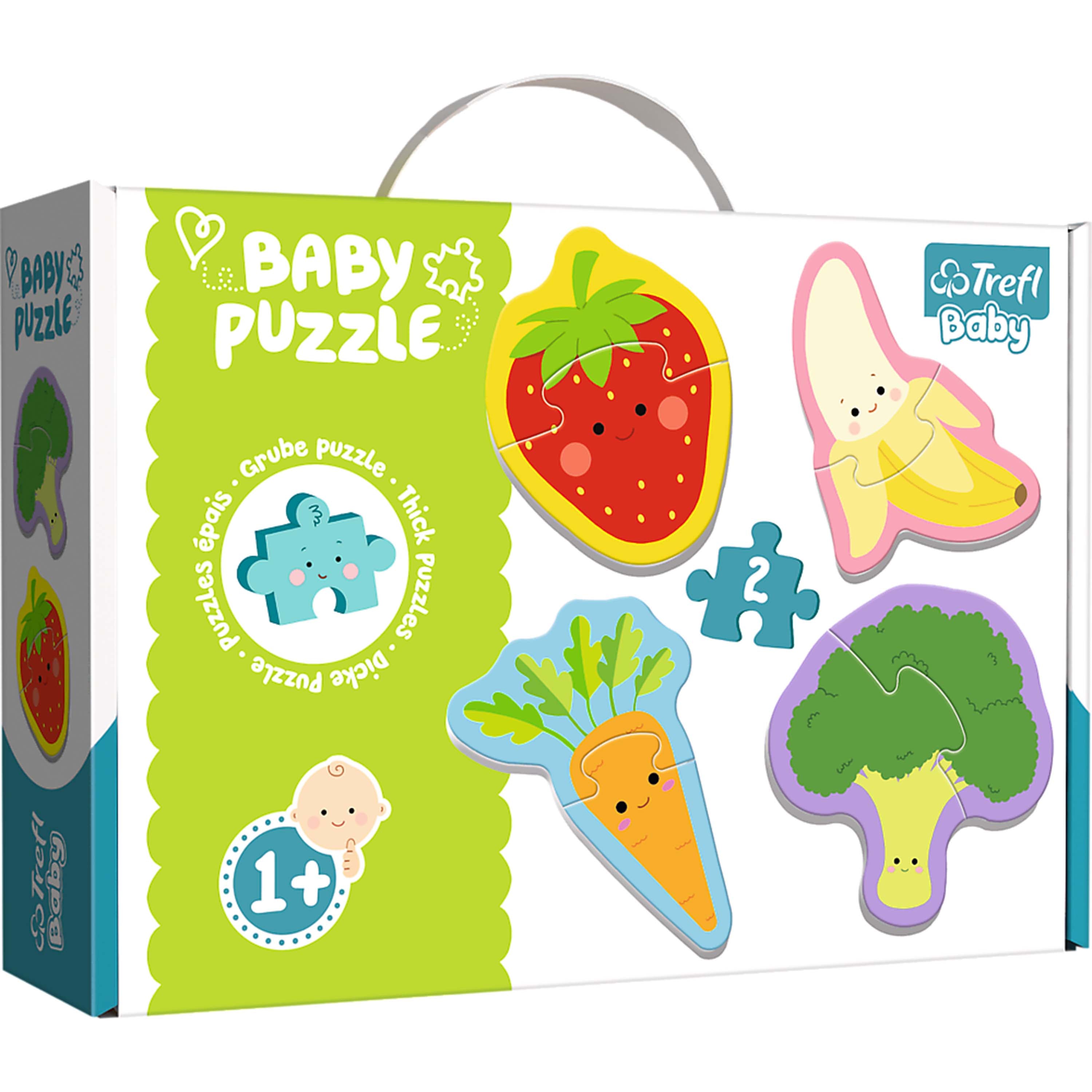 Trefl Baby Classic Puzzle - Vegetables and Fruits