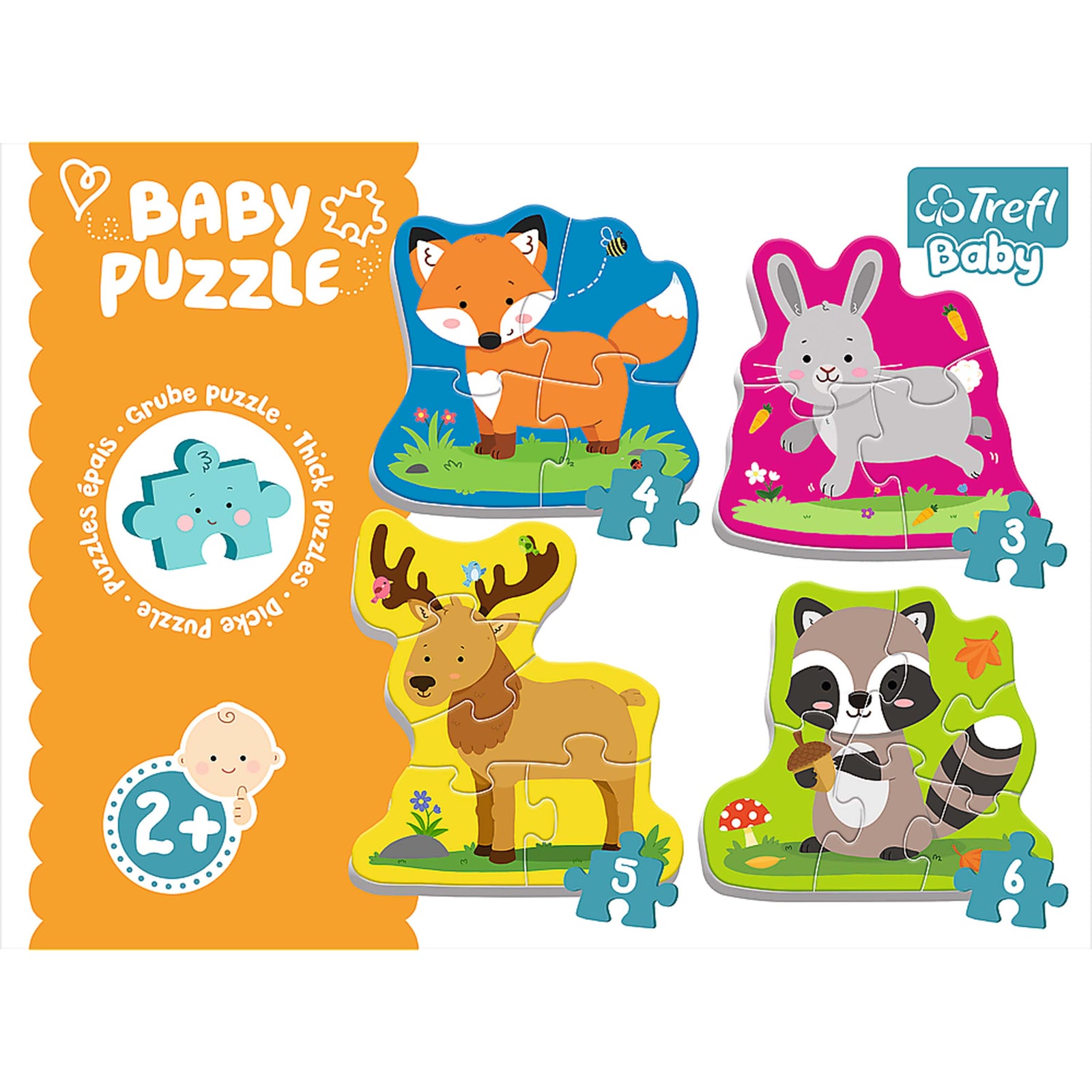 Trefl Baby Classic Puzzle - Forest Animals