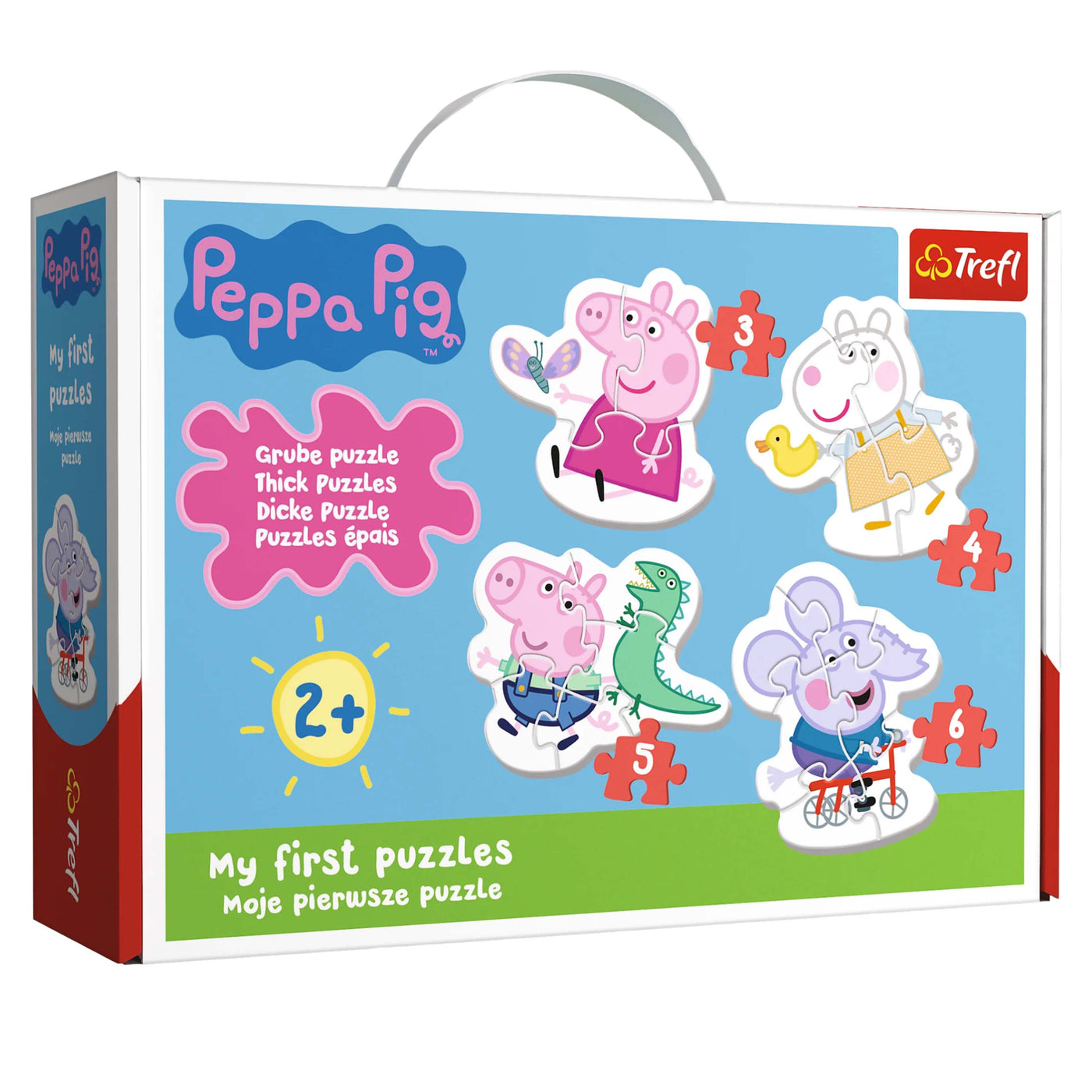 Trefl Baby Classic 4 in 1 Puzzle - Lovely Peppa Pig Jigsaw Puzzle