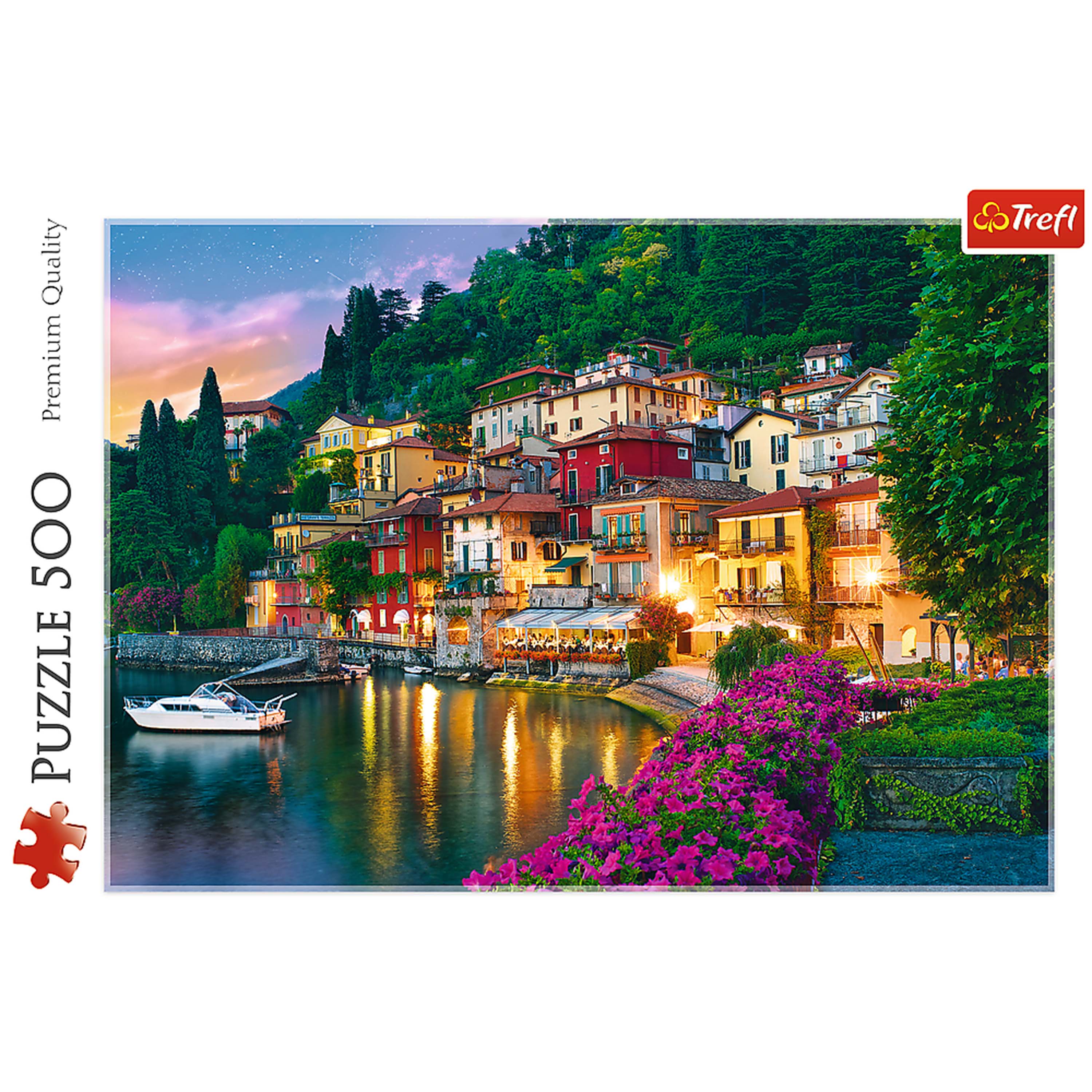 Trefl Red 500 Piece Puzzle - Lake Como, Italy