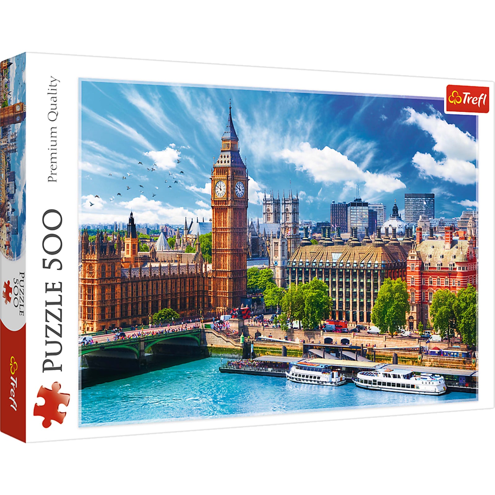 Trefl Red 500 Piece Puzzle -  Sunny day in London