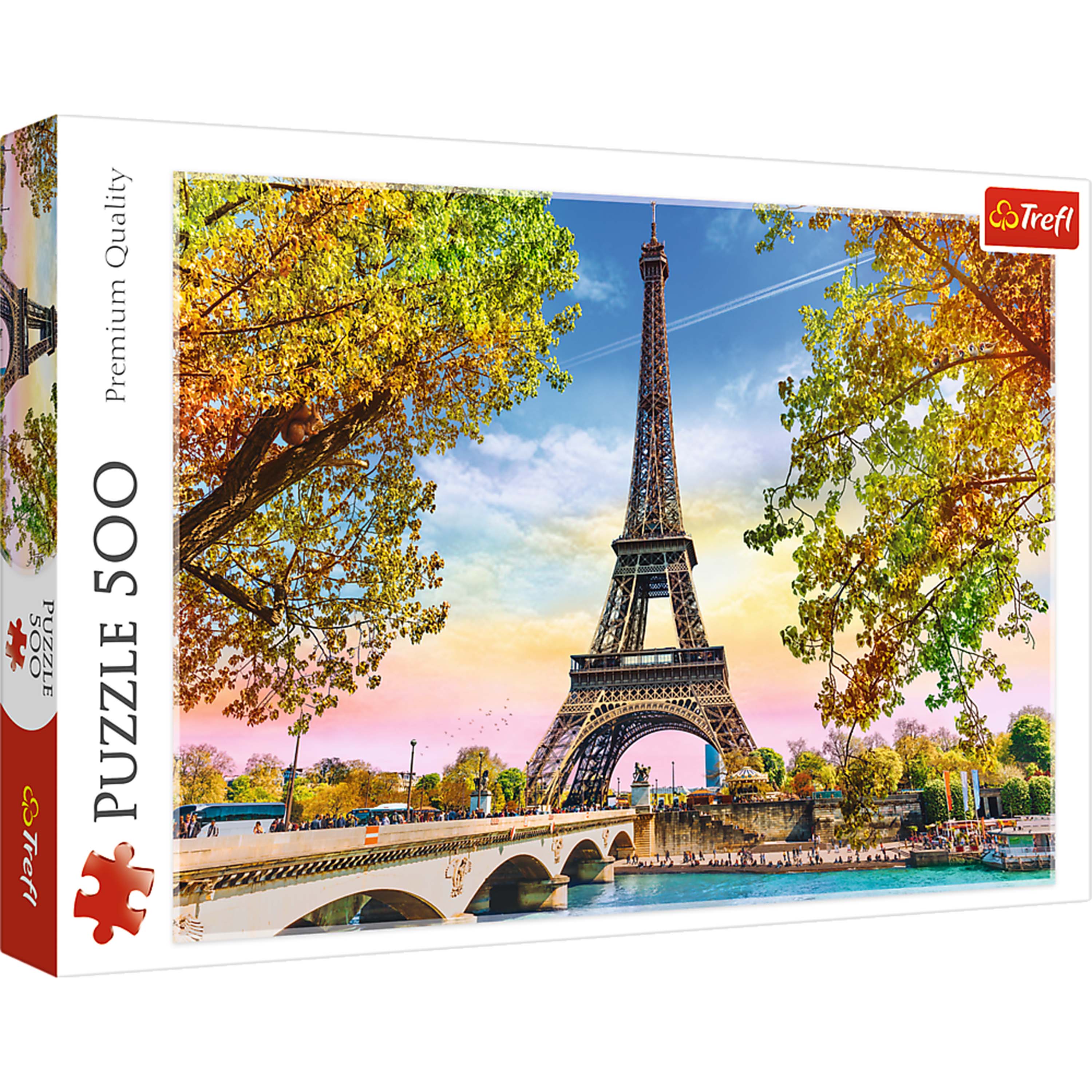 Trefl Red 500 Piece Puzzle - Romantic Paris