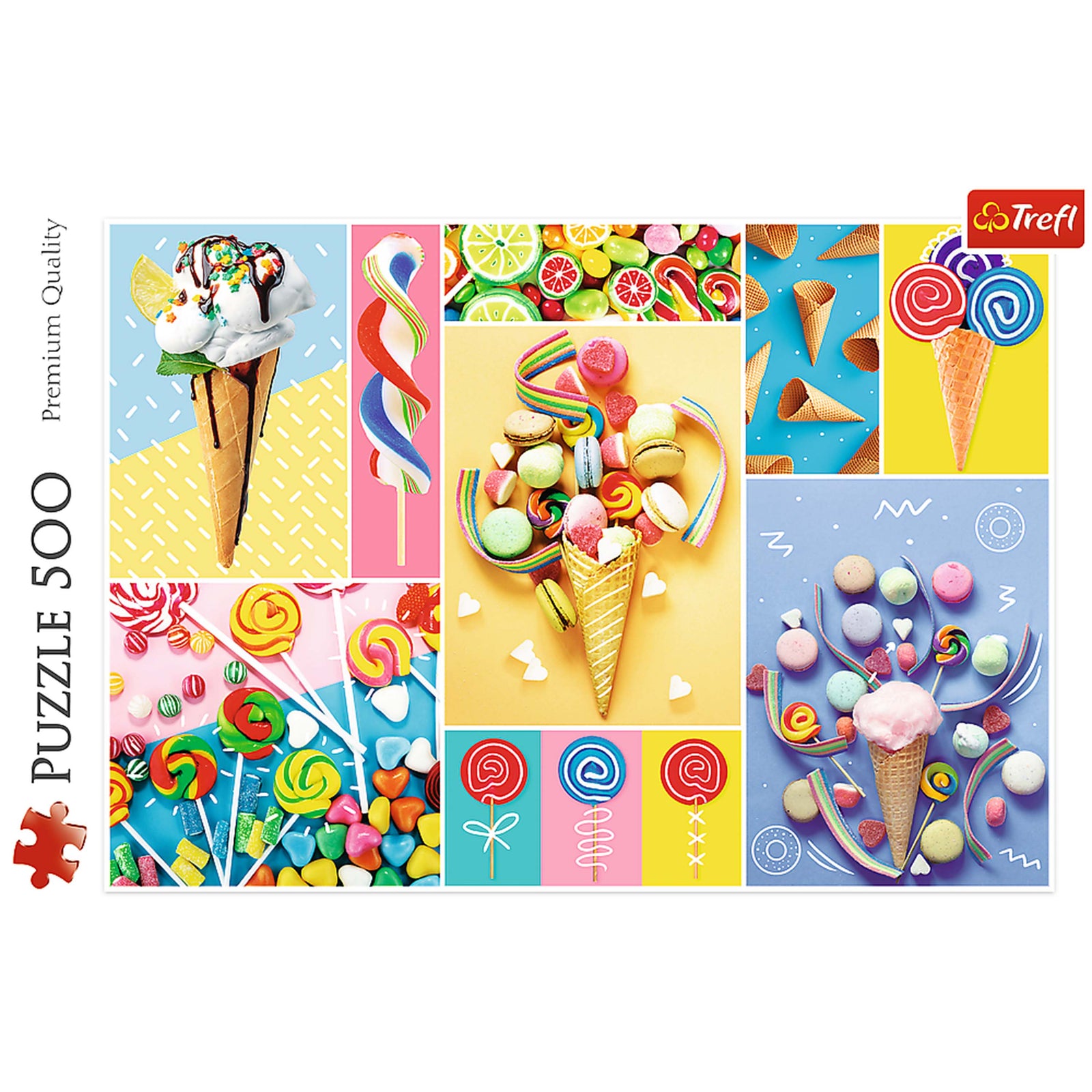 Trefl Red 500 Piece Puzzle - Favorite sweets