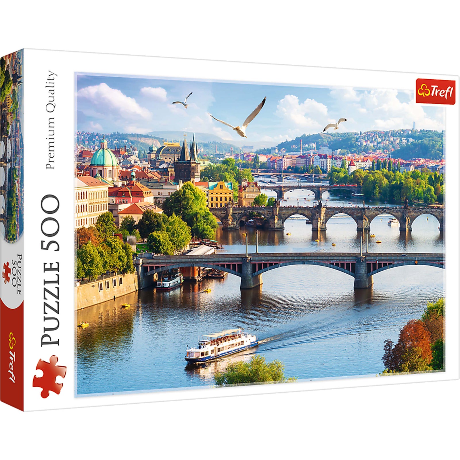 Trefl Red 500 Piece Puzzle - Prague, Czech Republic