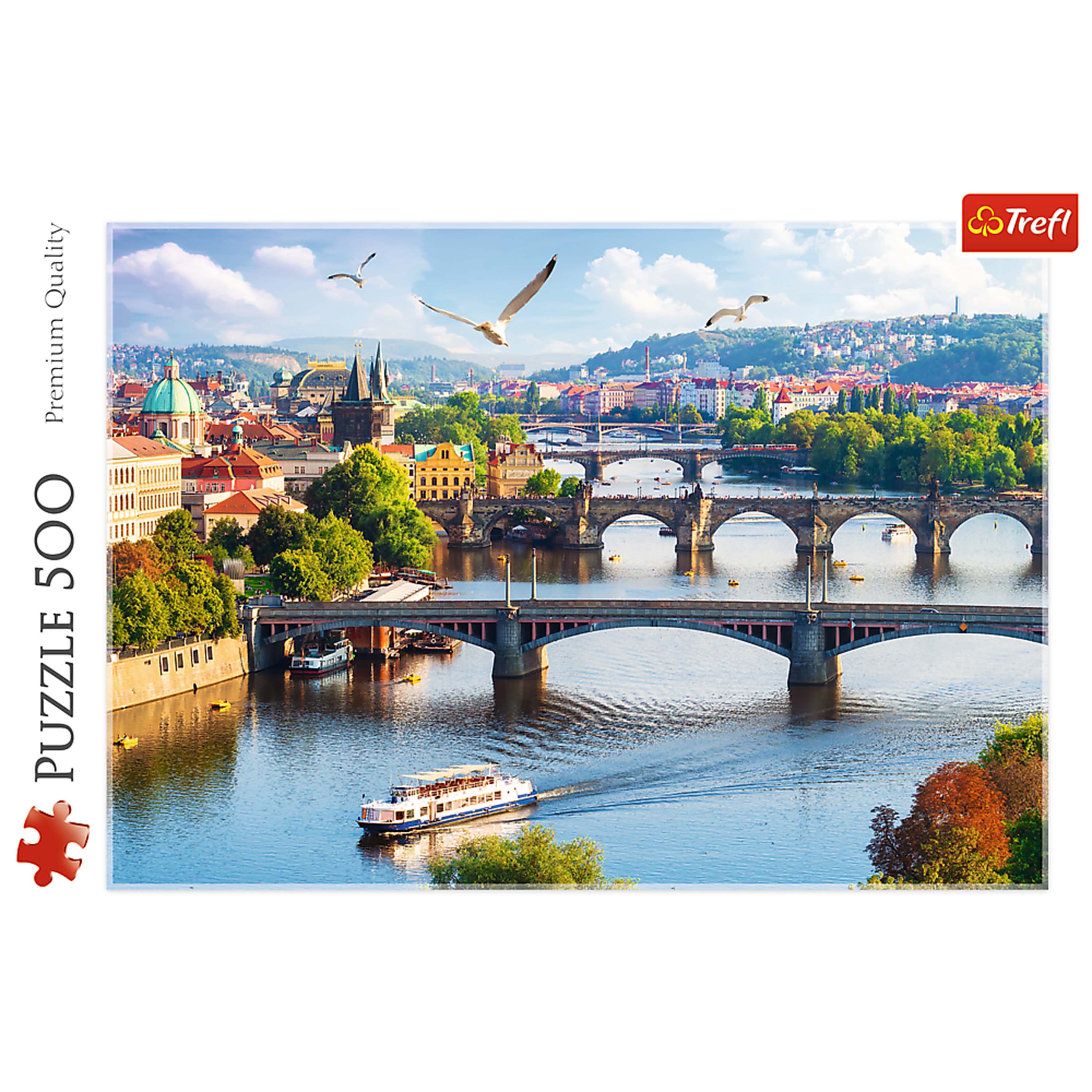 Trefl Red 500 Piece Puzzle - Prague, Czech Republic