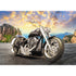 Trefl Red 500 Piece Puzzle - Black motorcycle