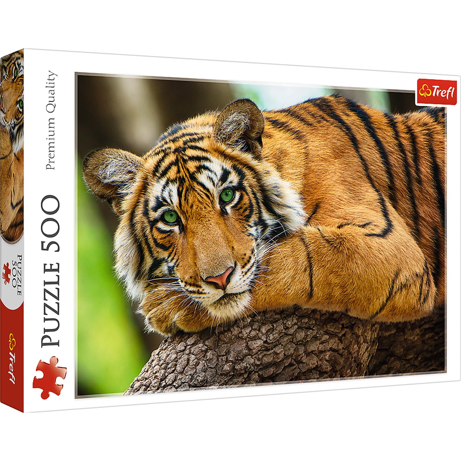 Trefl Red 500 Piece Puzzle - Tiger portrait