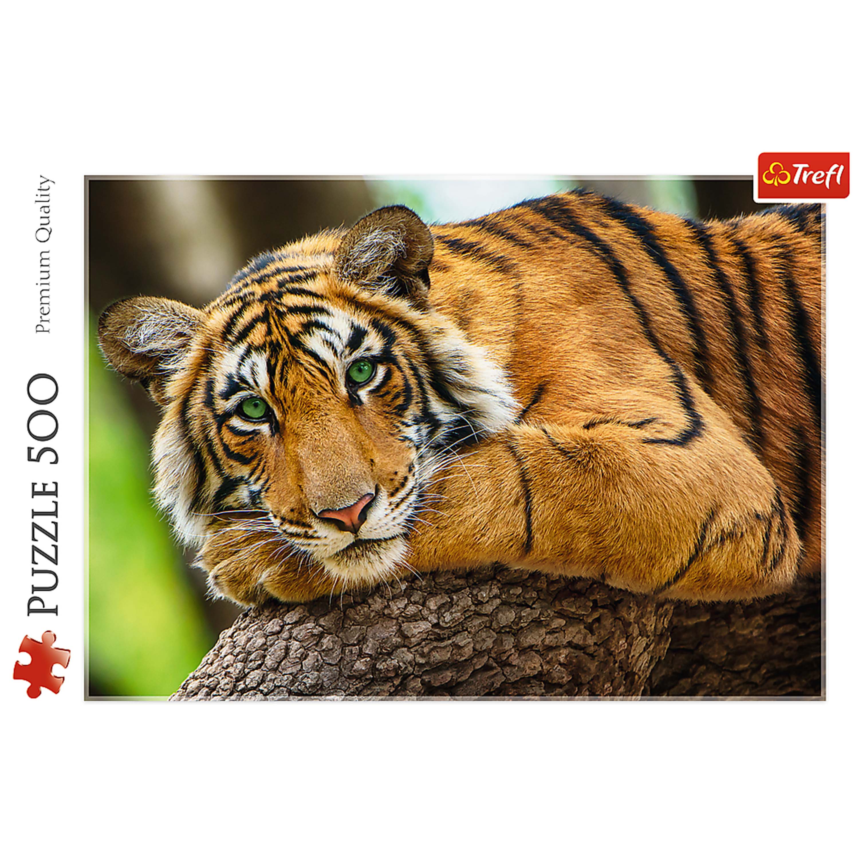 Trefl Red 500 Piece Puzzle - Tiger portrait