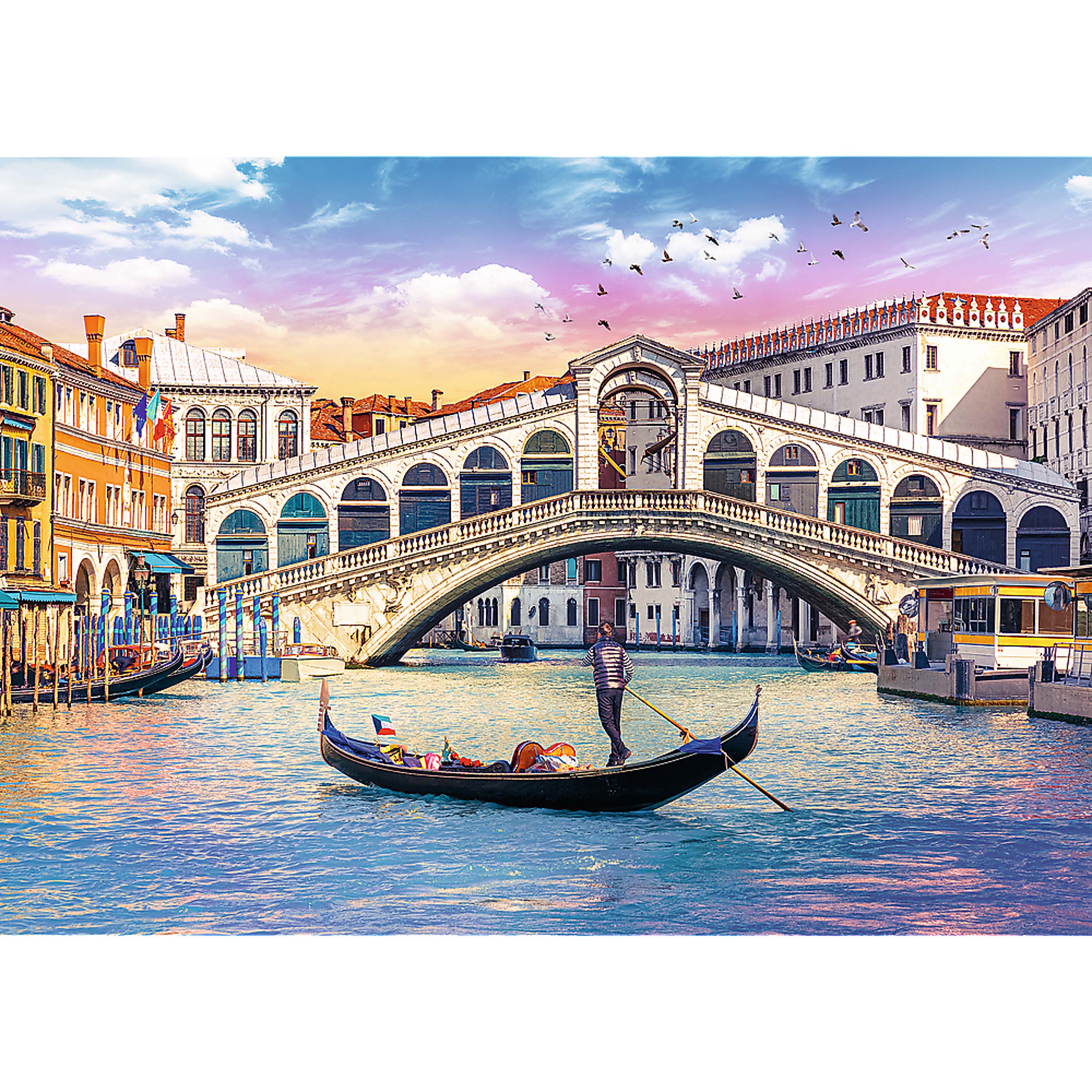 Trefl Red 500 Piece Puzzle - Rialto Bridge, Venice