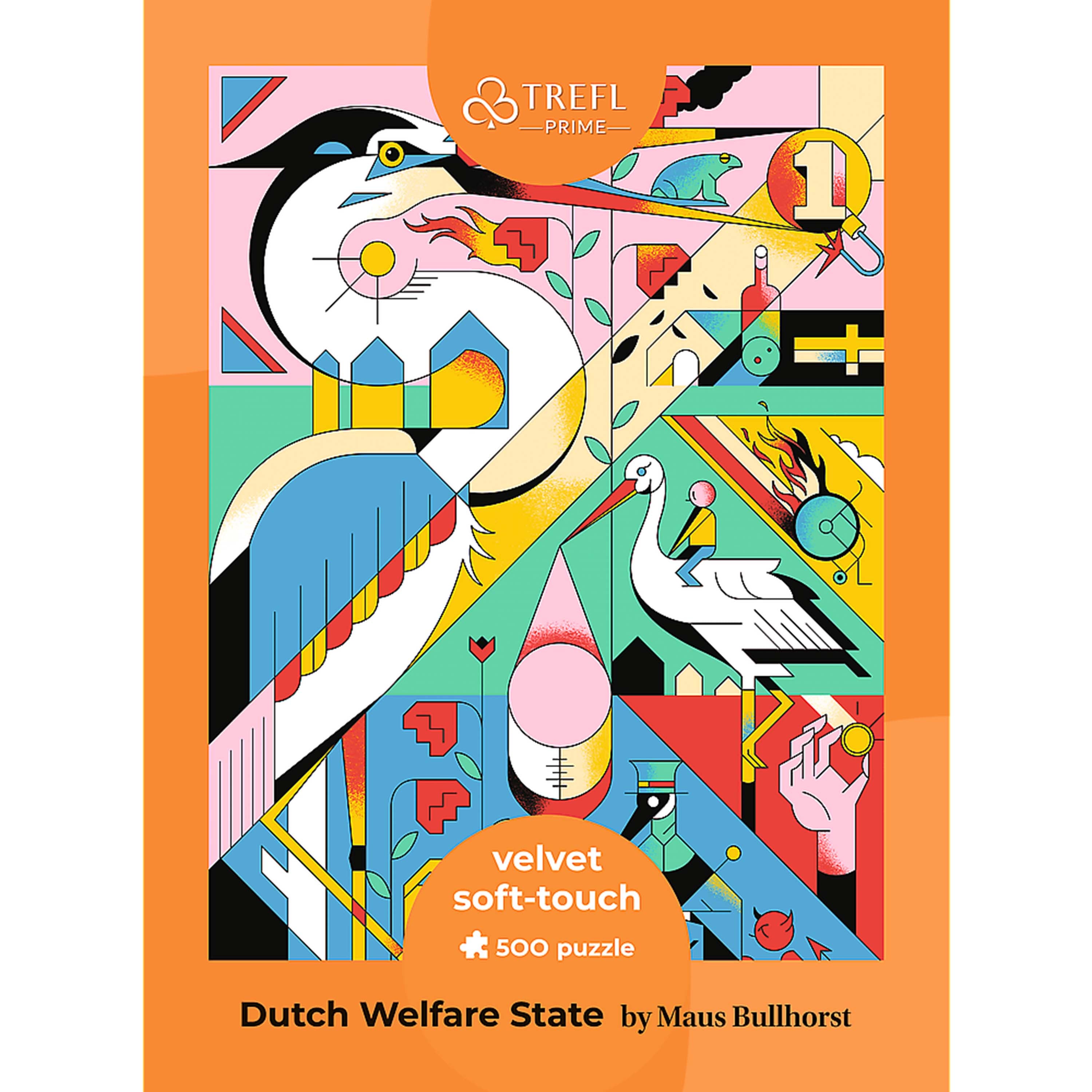 Trefl Prime Velvet 500 Piece Puzzle - Dutch Welfare State