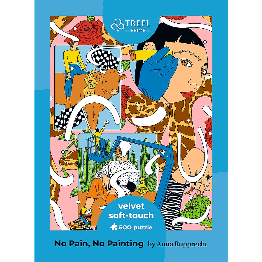 Trefl Prime Velvet 500 Piece Puzzle - No Pain No Painting