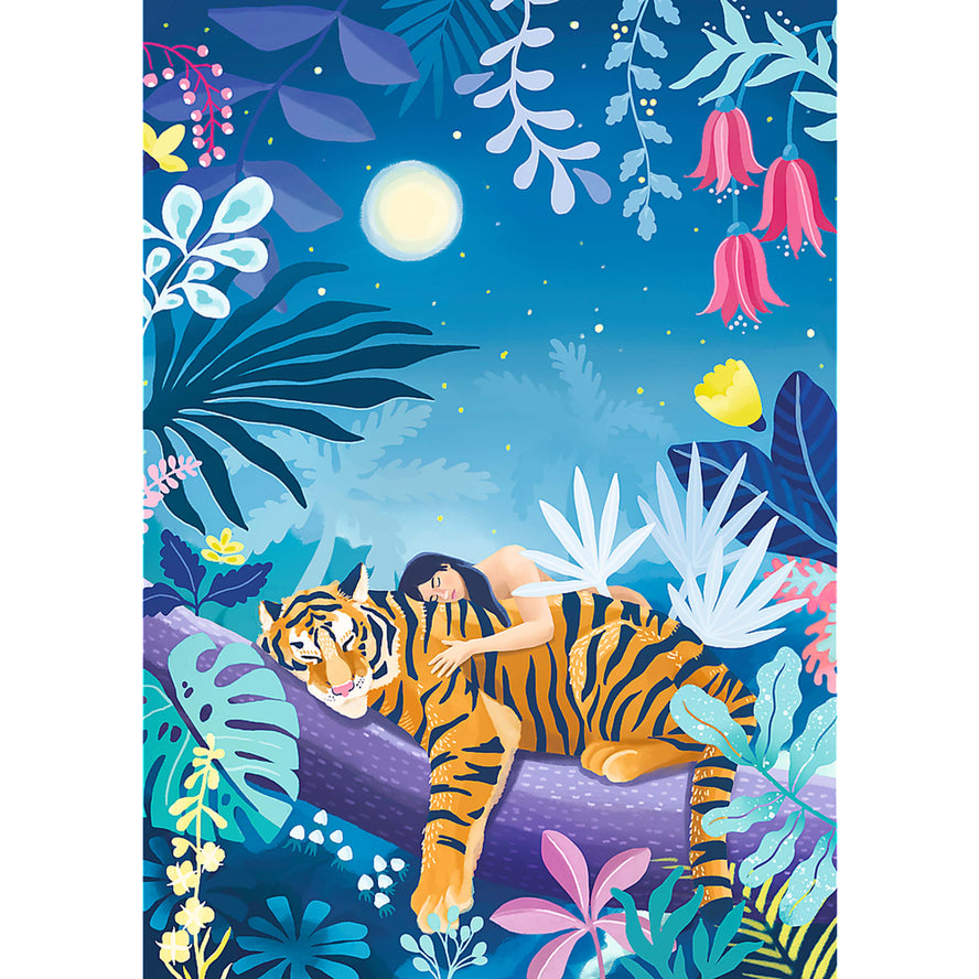 Trefl Prime Velvet 500 Piece Puzzle - Tiger's Nap