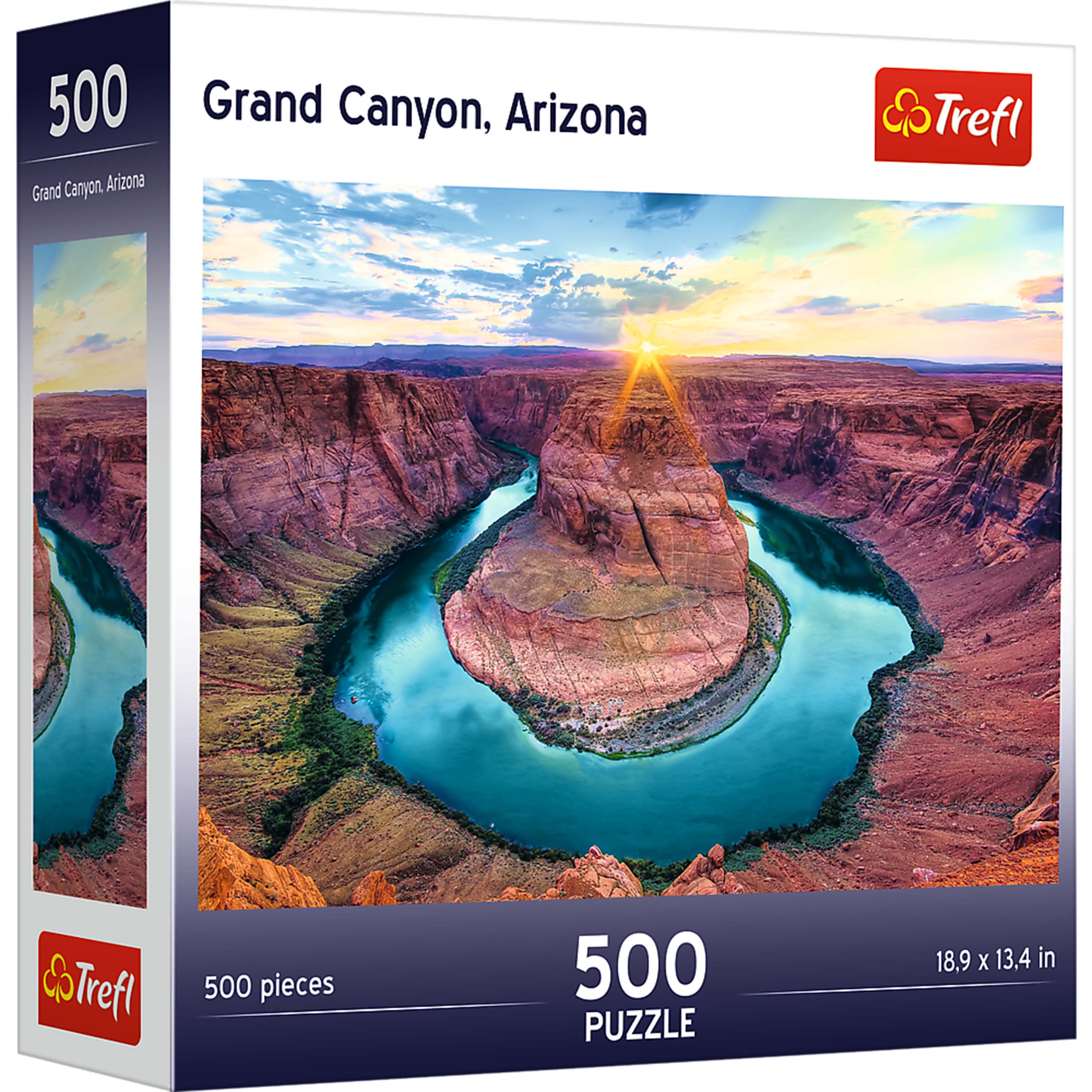 Trefl Red 500 Piece Jigsaw Puzzle - Grand Canyon USA