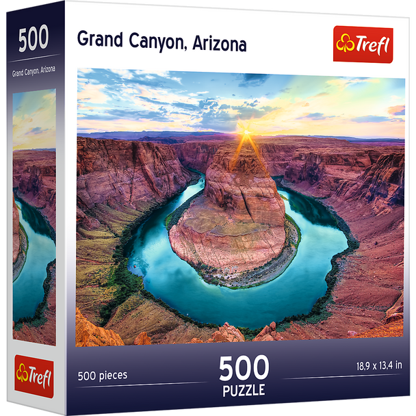 Trefl Red 500 Piece Jigsaw Puzzle - Grand Canyon USA