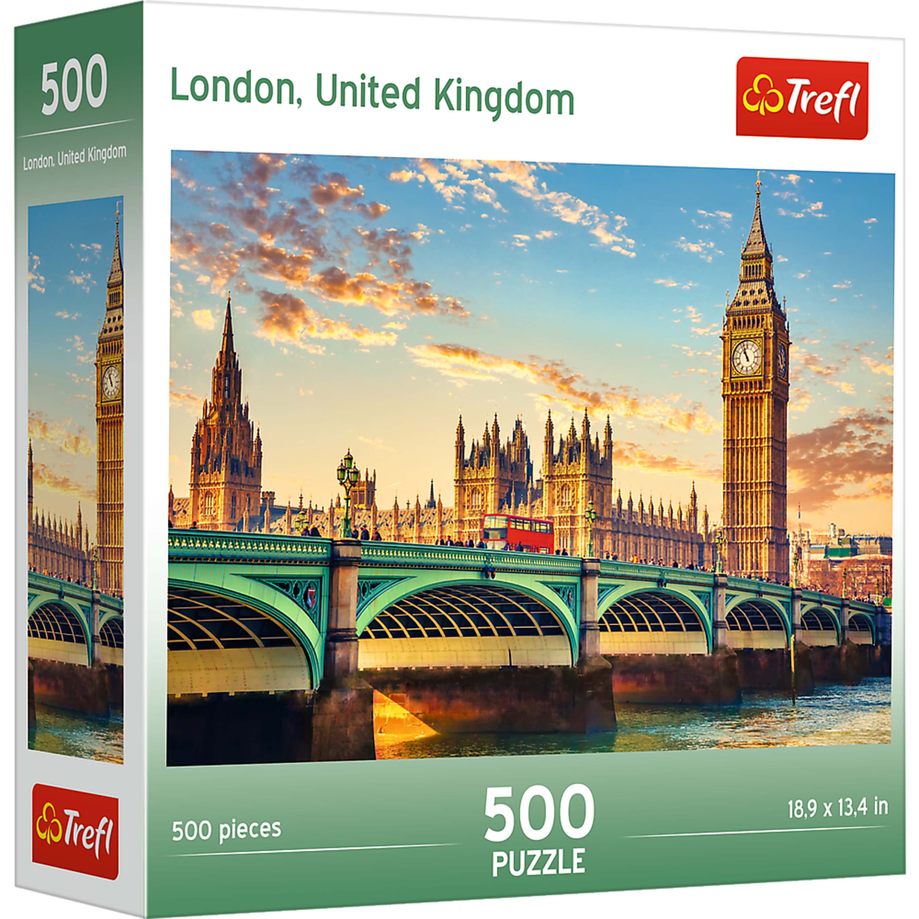 Trefl Red 500 Piece Jigsaw Puzzle - London United Kingdom