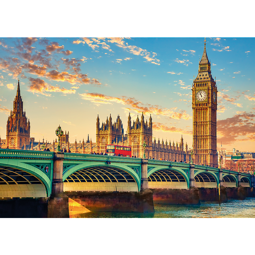 Trefl Red 500 Piece Jigsaw Puzzle - London United Kingdom