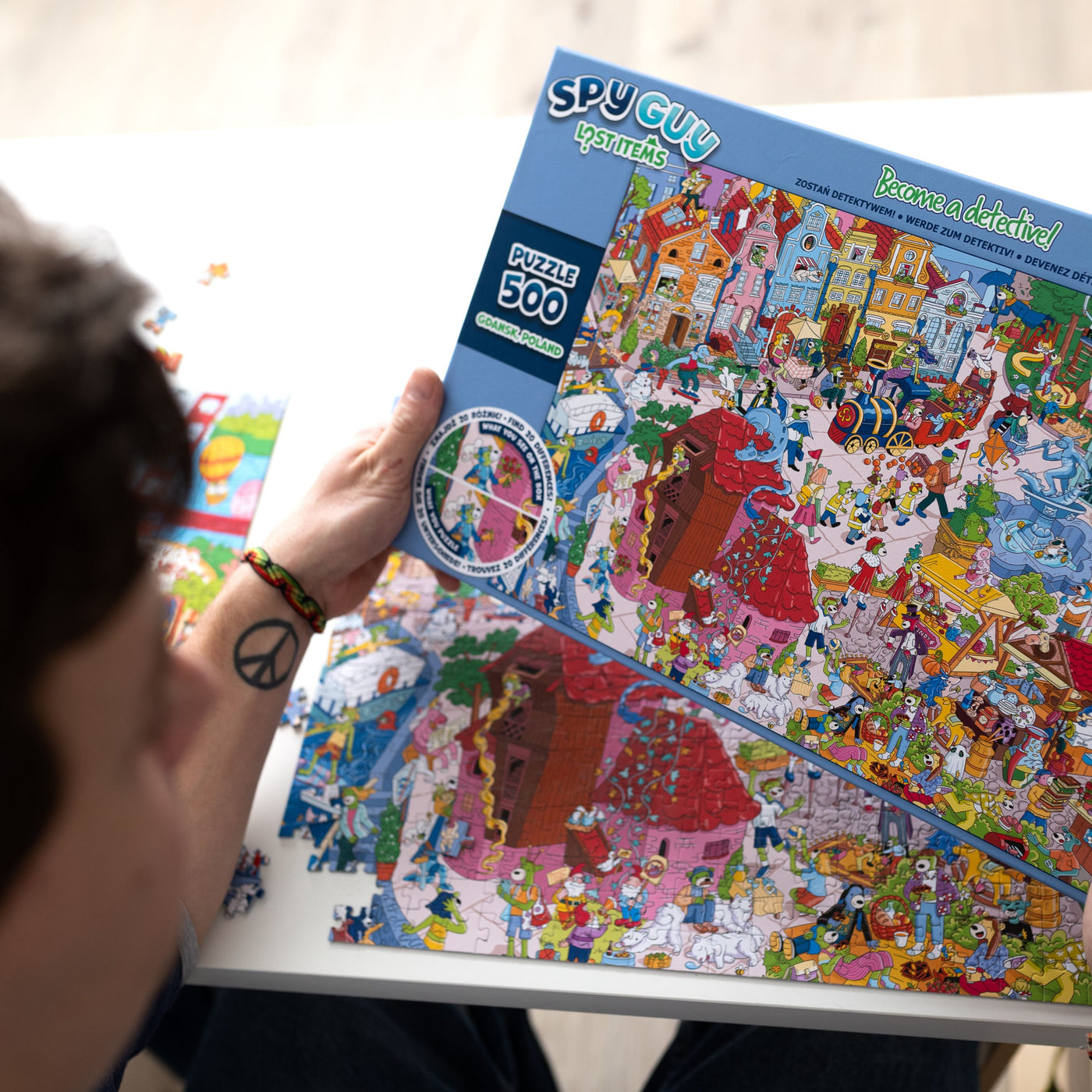 Trefl Kids Spy Guy Lost Items: USA 500 Piece Puzzle
