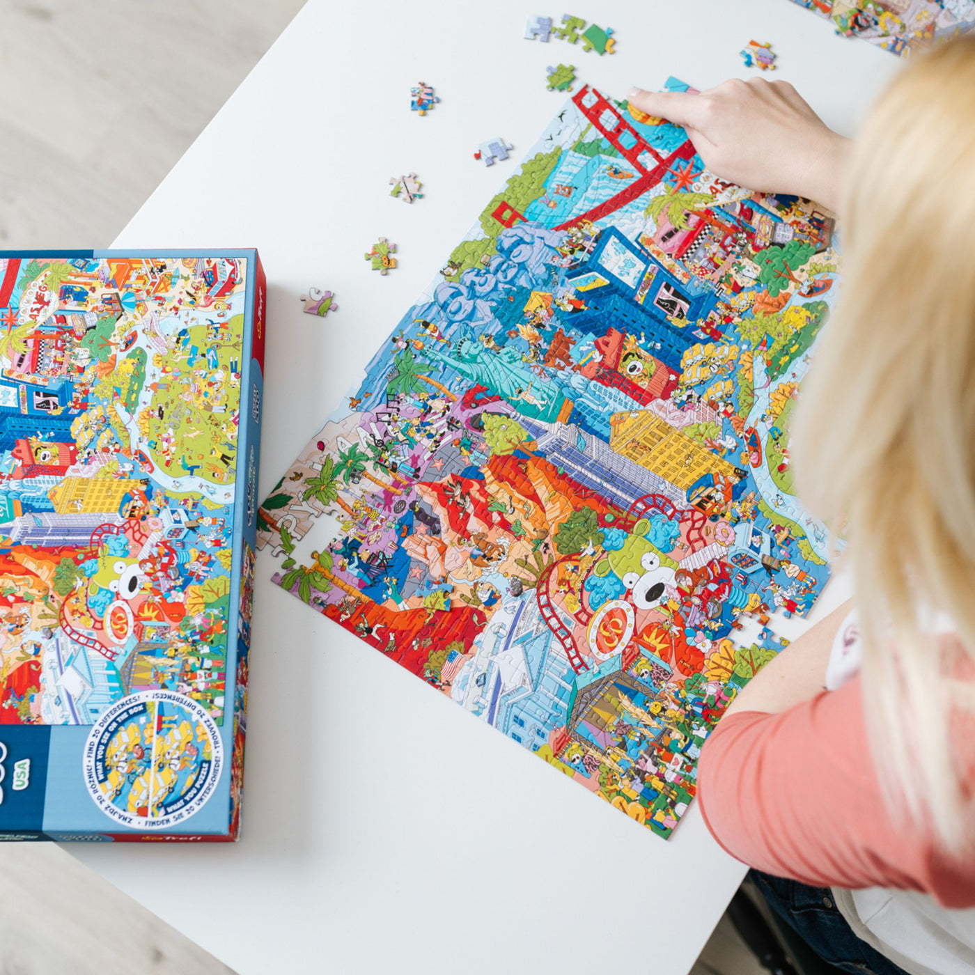 Trefl Kids Spy Guy Lost Items: USA 500 Piece Puzzle