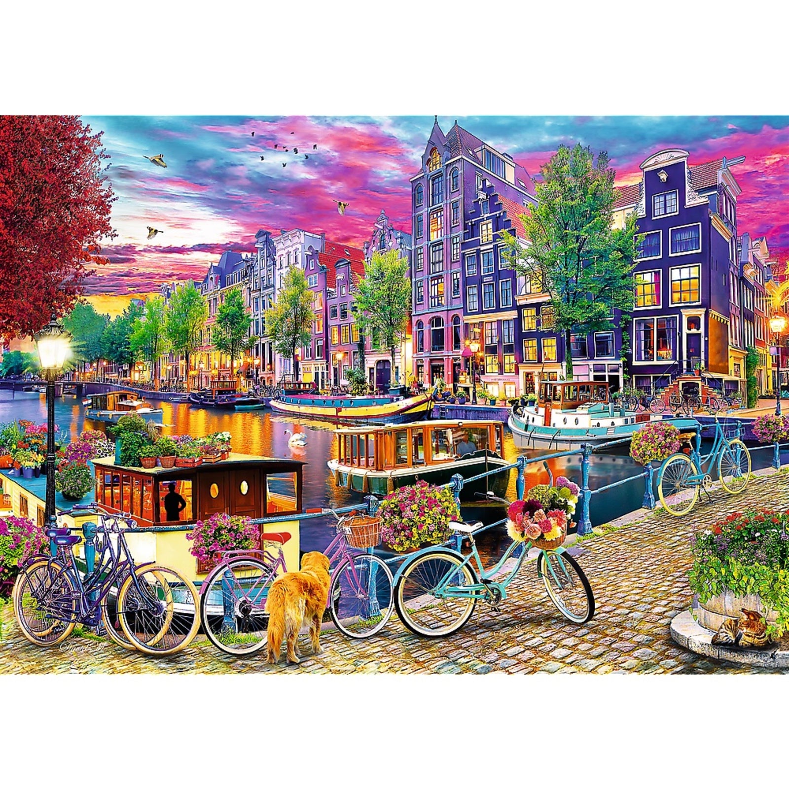 Trefl Premium Plus (2) 500 Piece Puzzles - European Capitals