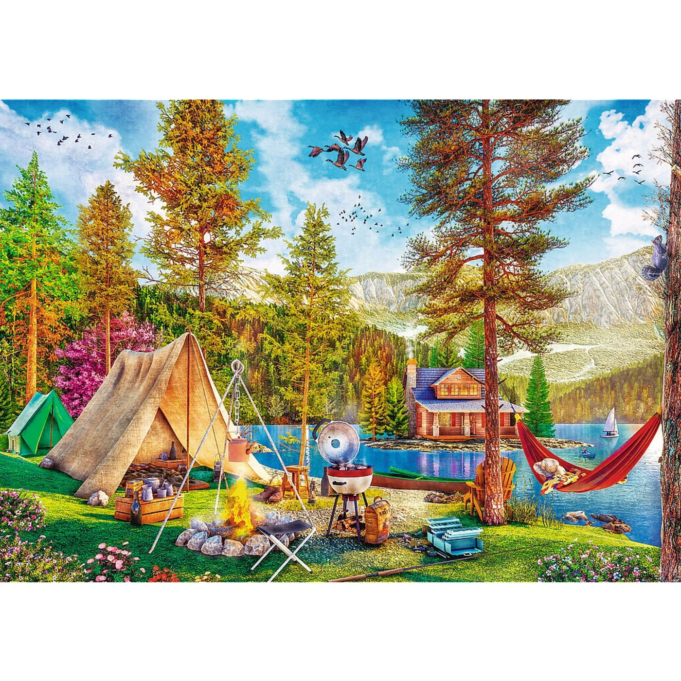Trefl Red 2x500 Summertime Relax Puzzle