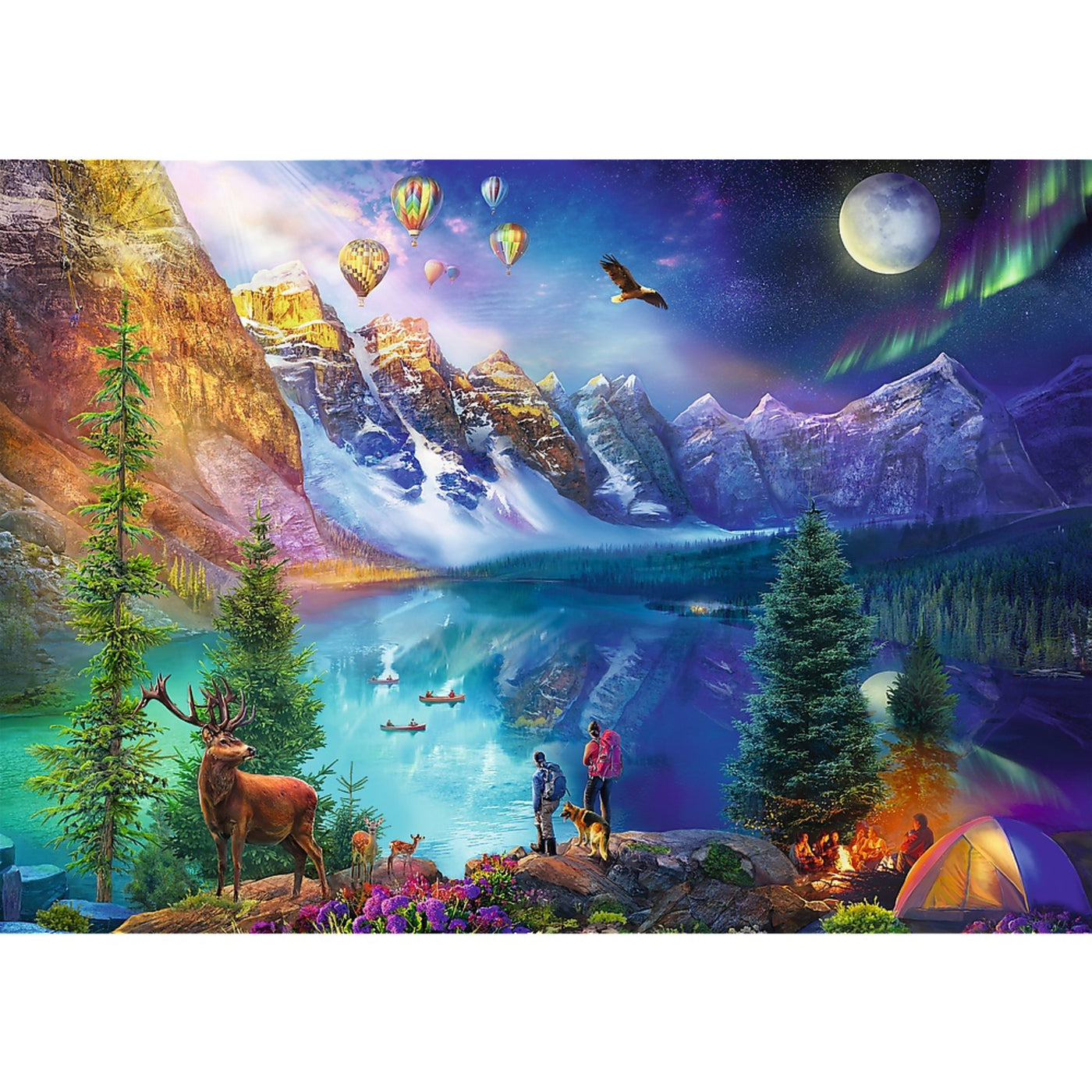 Trefl Red 2x500 American Tour Puzzle