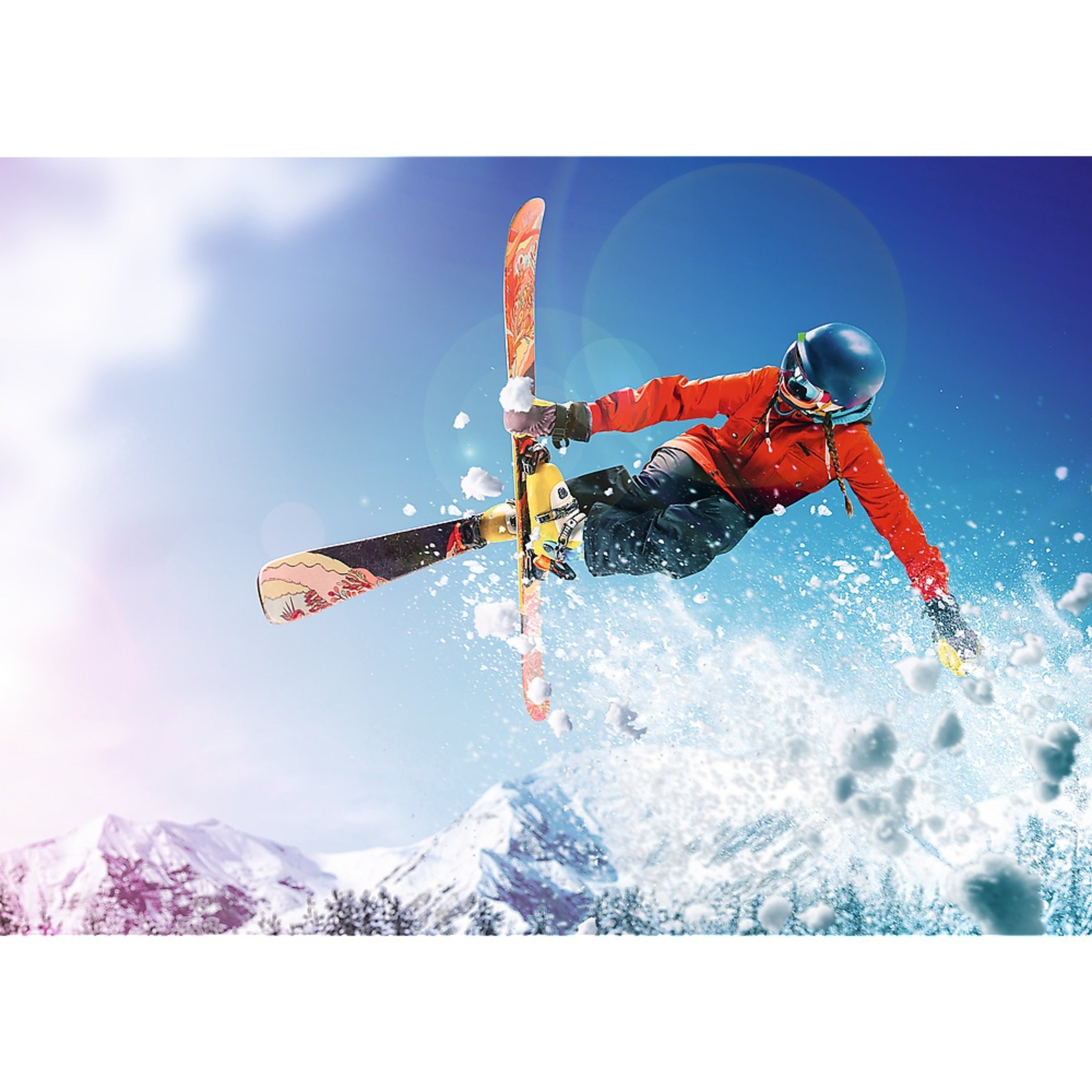 Trefl Red 500 Piece Puzzle - Sports - Skiing Moguls