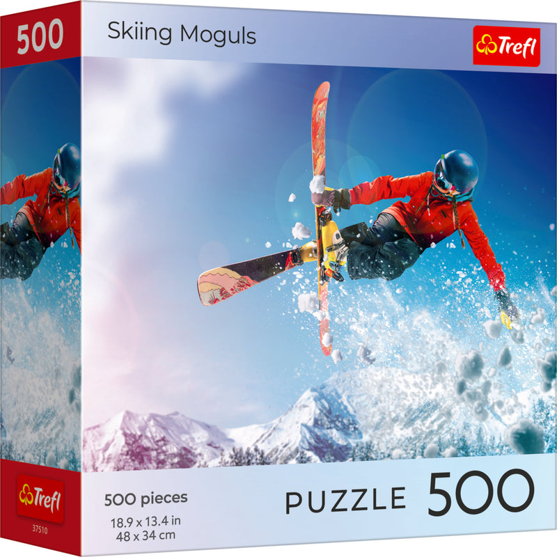 Trefl Red Sports: Skiing Moguls 500 Piece Puzzle