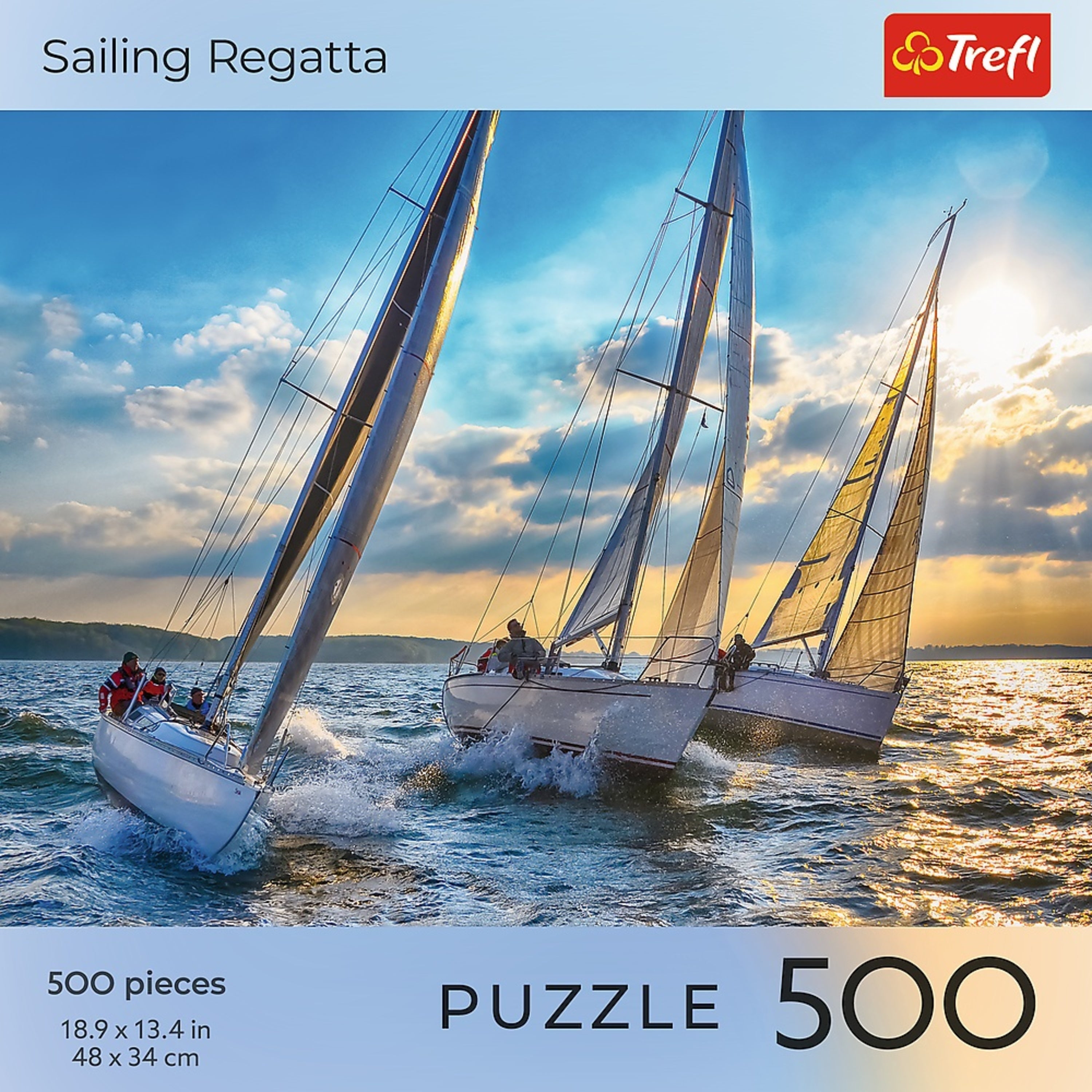 Trefl Red 500 Piece Puzzle - Sports - Sailing Regatta