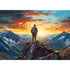 Trefl Red 500 Piece Puzzle - Sports - Mountain Climber at the Peak