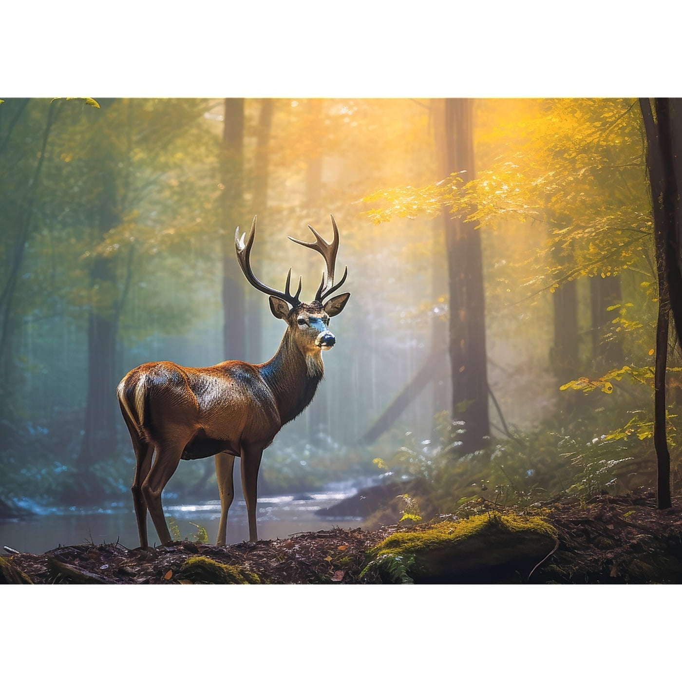 Trefl Red Nature: Buck in the Forest 500 Piece Puzzle
