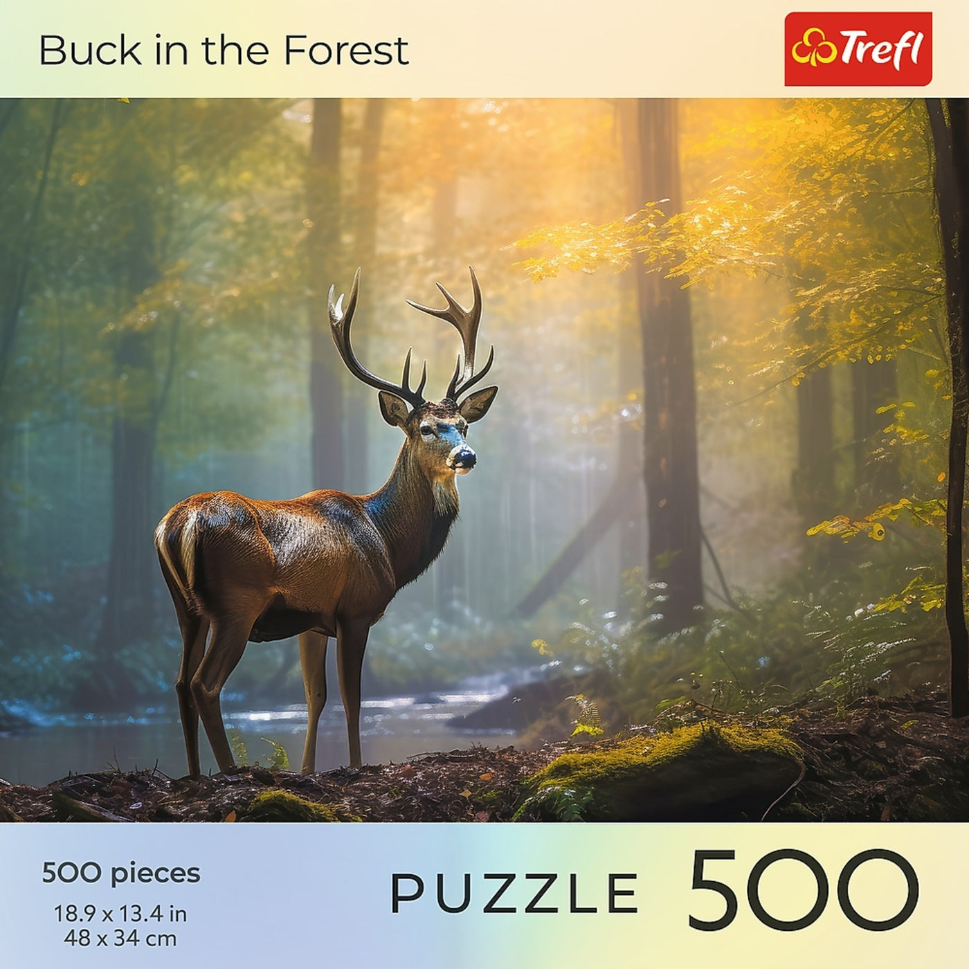 Trefl Red Nature: Buck in the Forest 500 Piece Puzzle