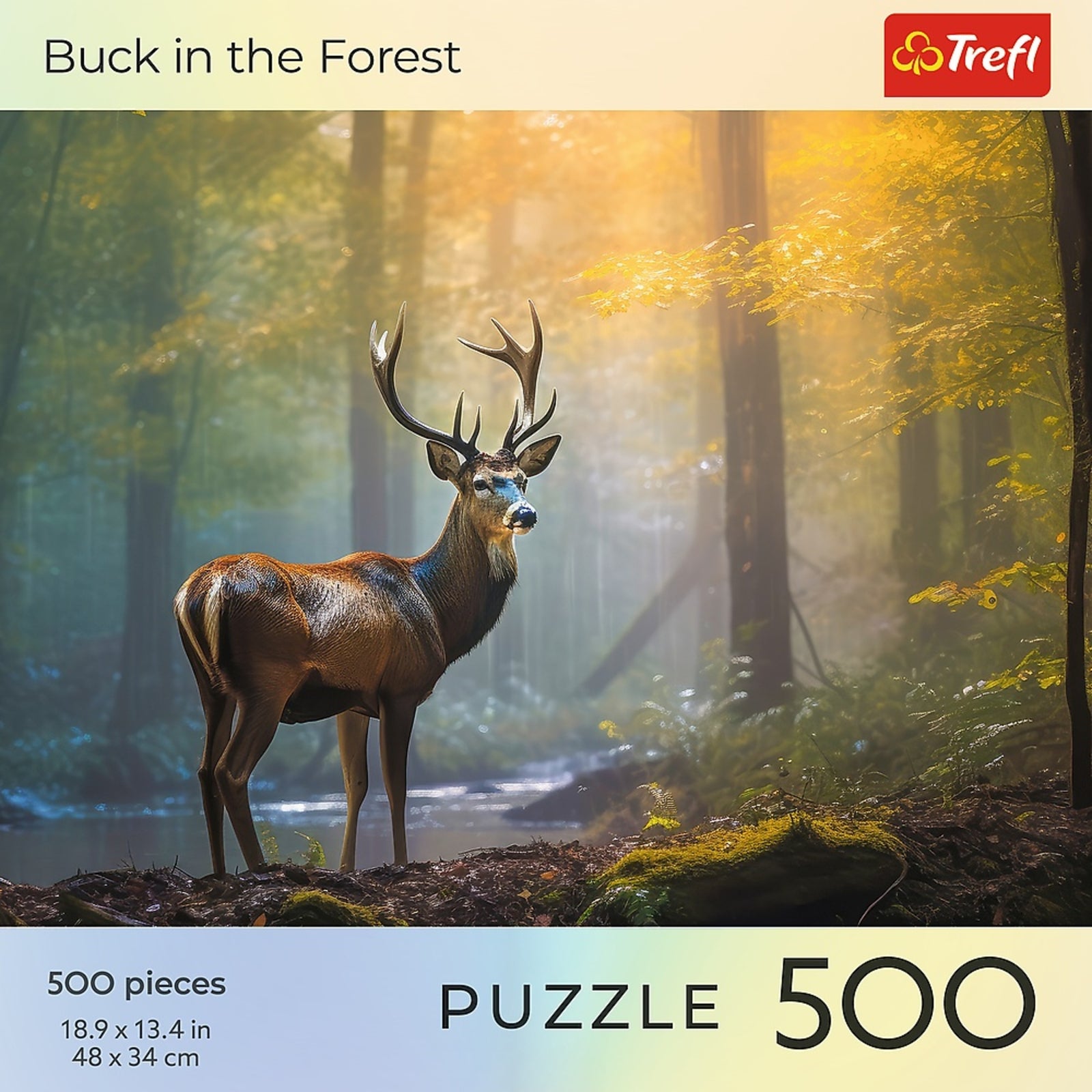 Trefl Red 500 Piece Puzzle - Nature - Buck in the Forest