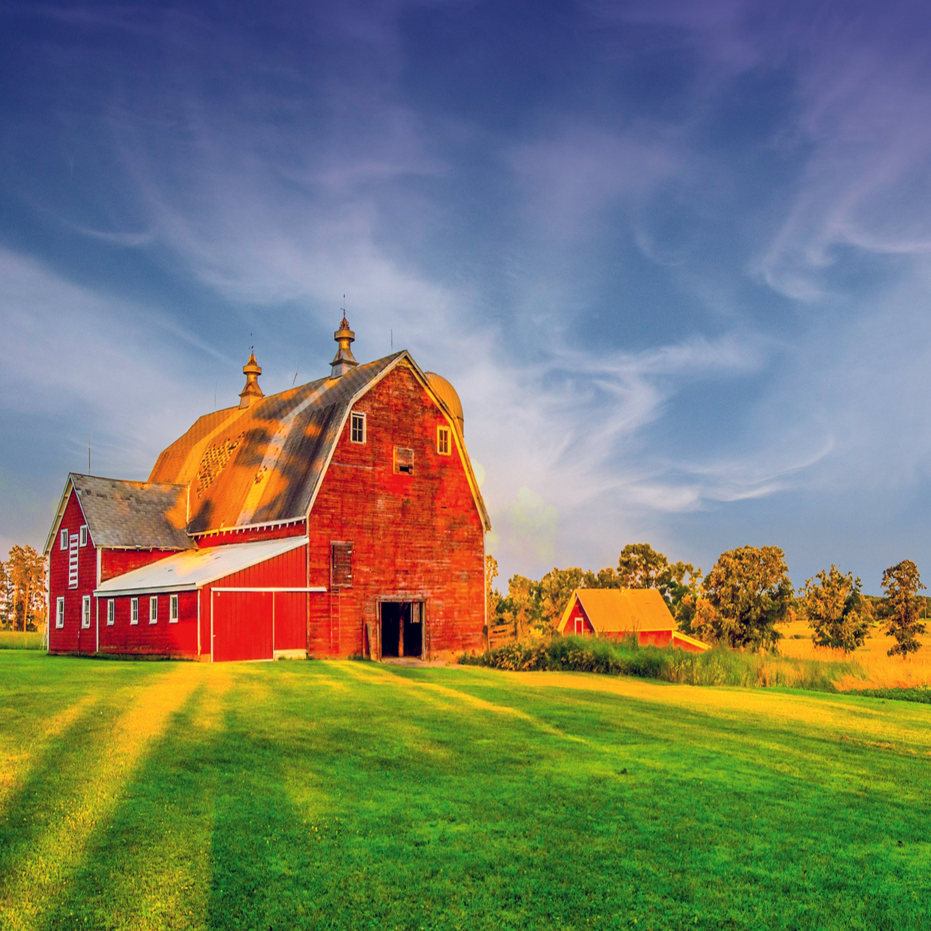 Trefl Red 500 Piece Puzzle - Nature - Classic Red Barn