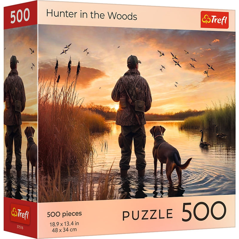 Trefl Red Nature: Hunter at Sunrise 500 Piece Puzzle