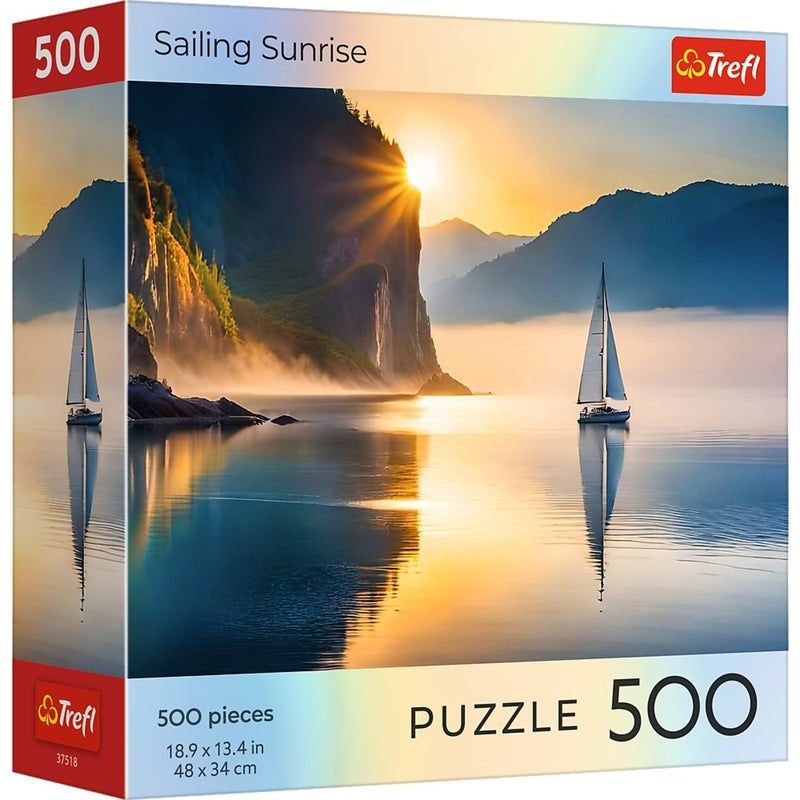 Trefl Red Nature: Sailing Sunrise 500 Piece Puzzle