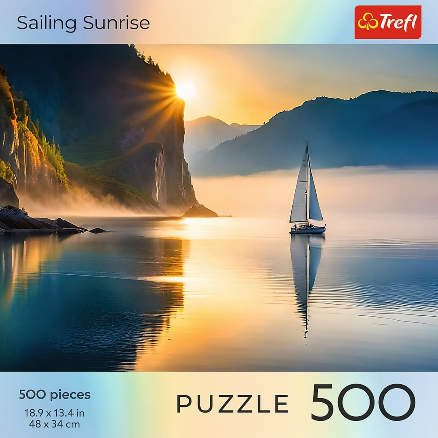 Trefl Red Nature: Sailing Sunrise 500 Piece Puzzle