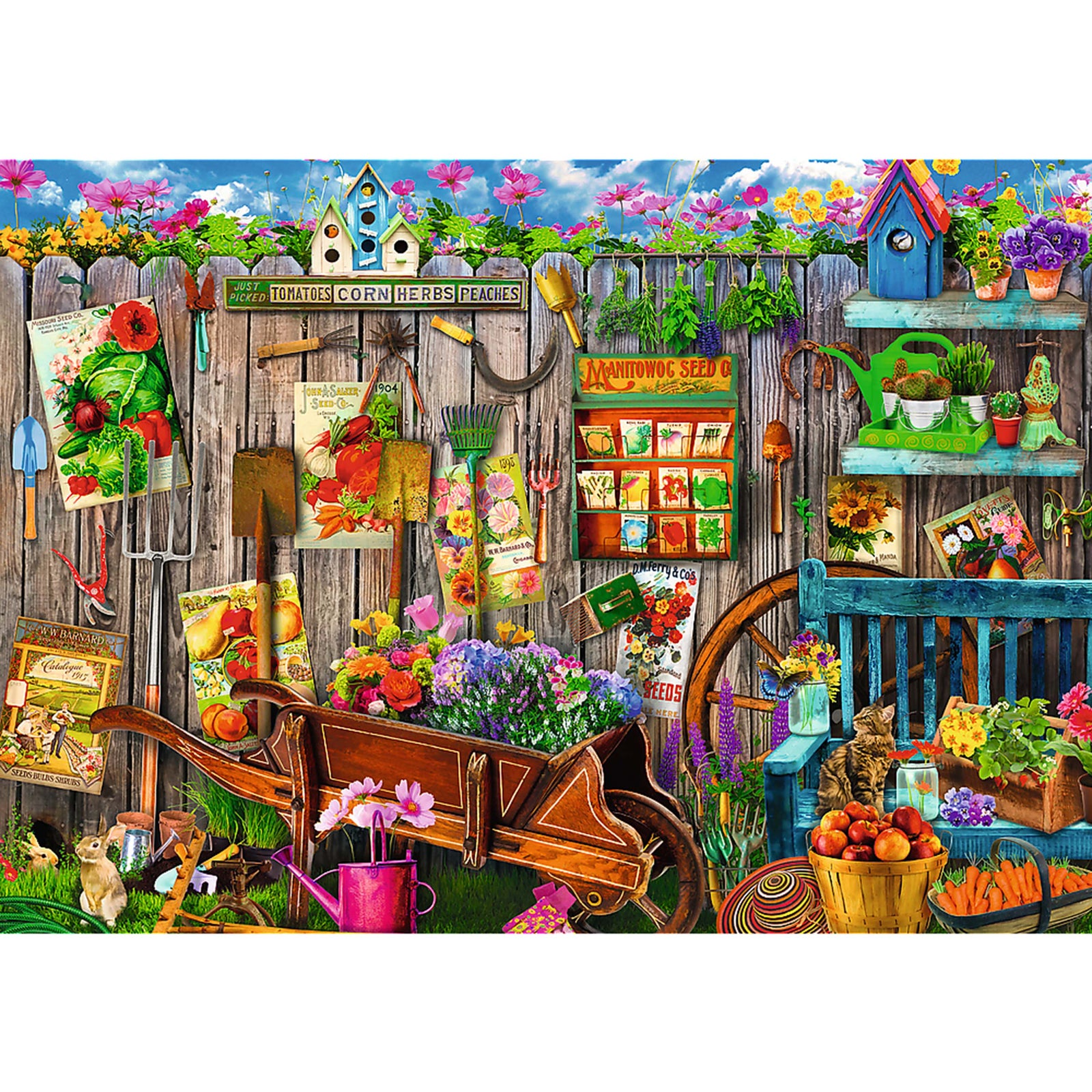 Trefl Working in the Garden 2 x 500 Piece Puzzle