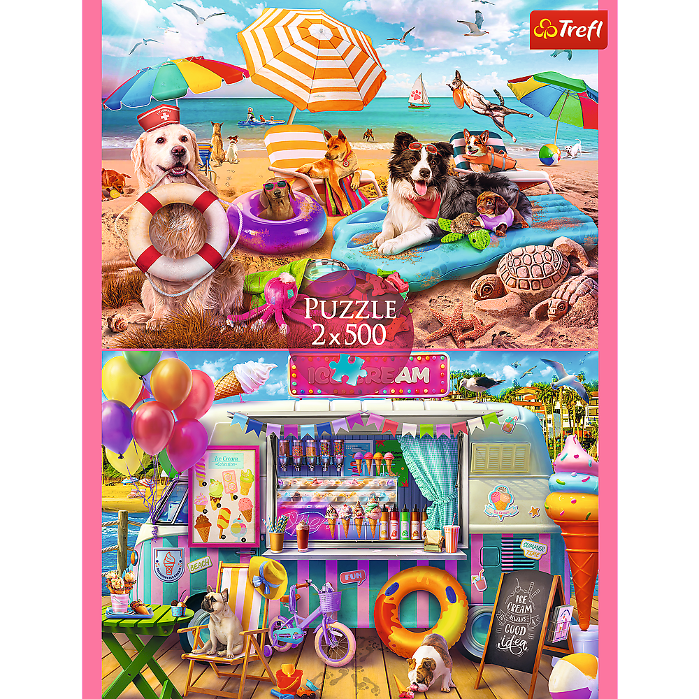 Trefl Red 2x500 Summertime Puzzle