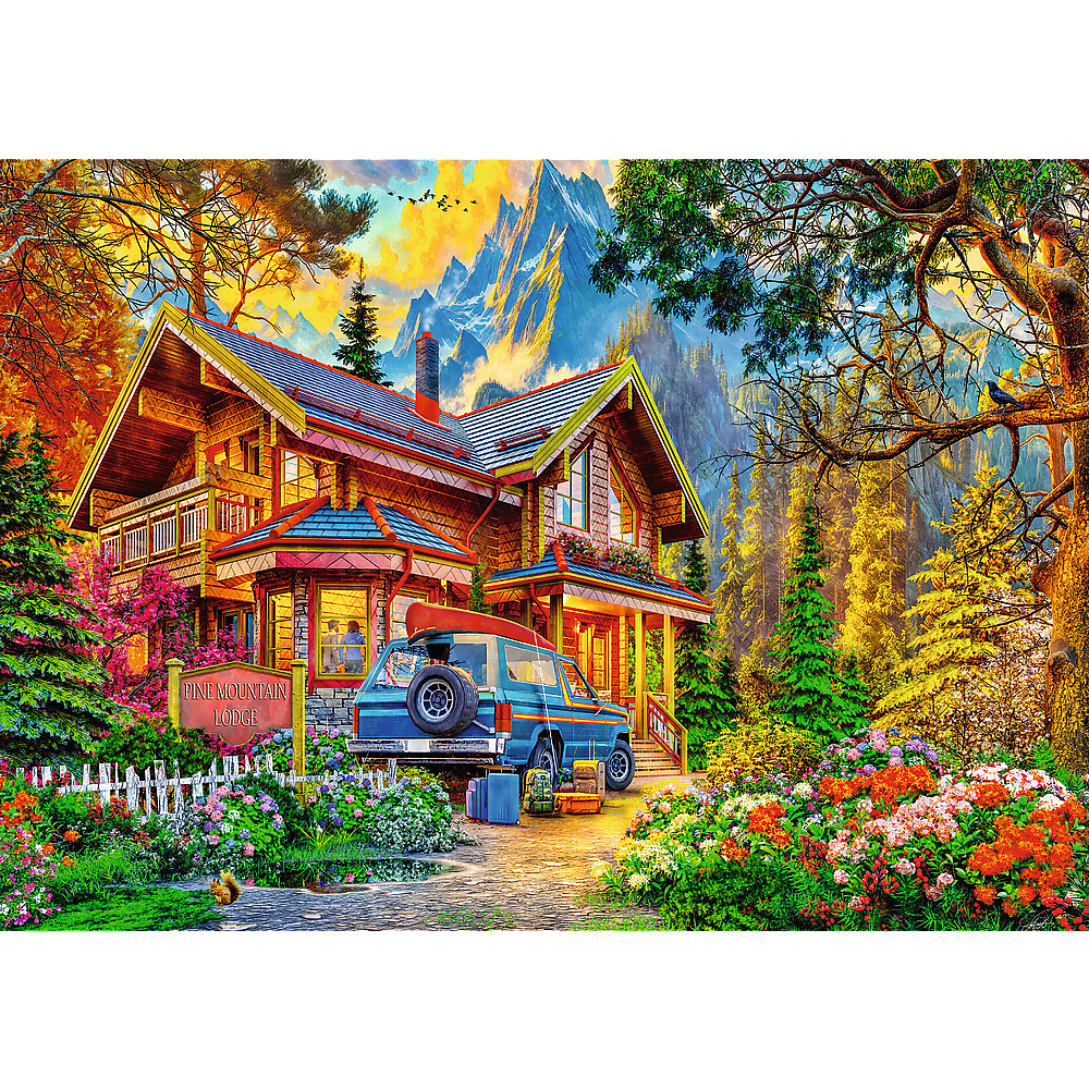 Trefl Red 2x500 Mountain Trip Puzzle