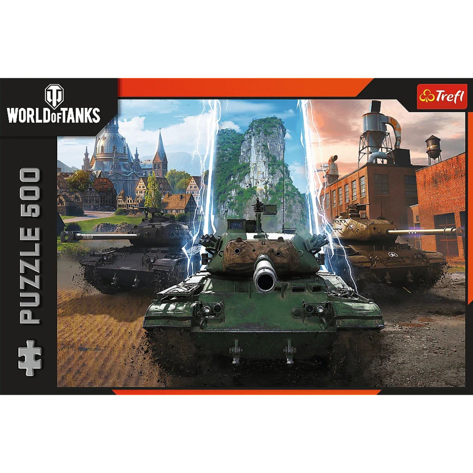 Trefl World of Tanks Time for Action 500 Piece Puzzle