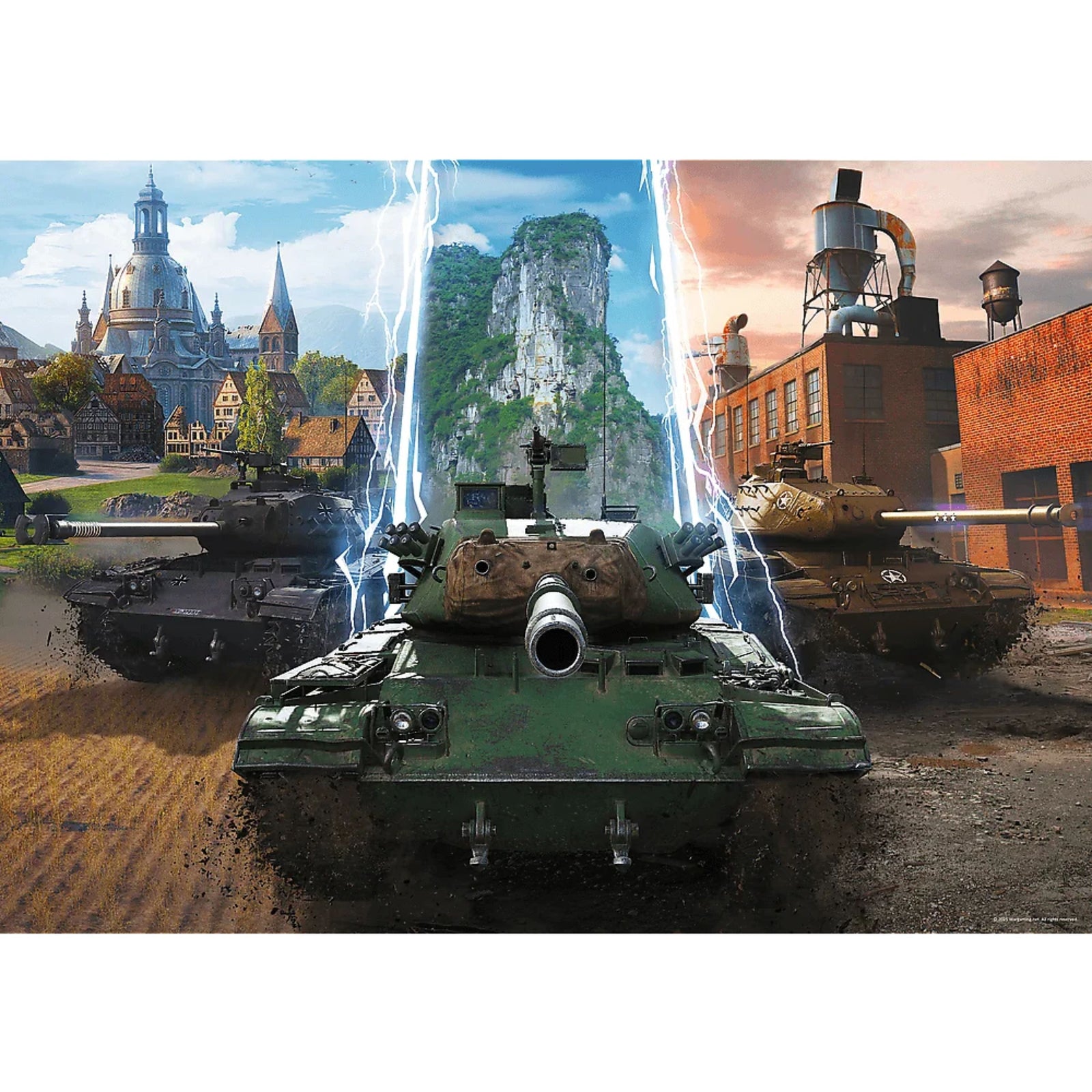 Trefl World of Tanks Time for Action 500 Piece Puzzle