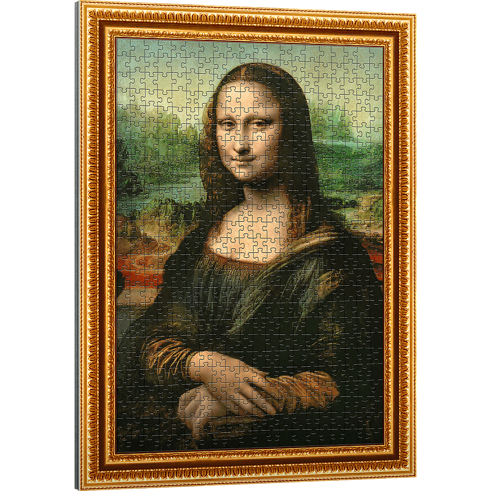 Trefl Red ArtFrame Puzzle Mona Lisa, Leonardo da Vinci 500