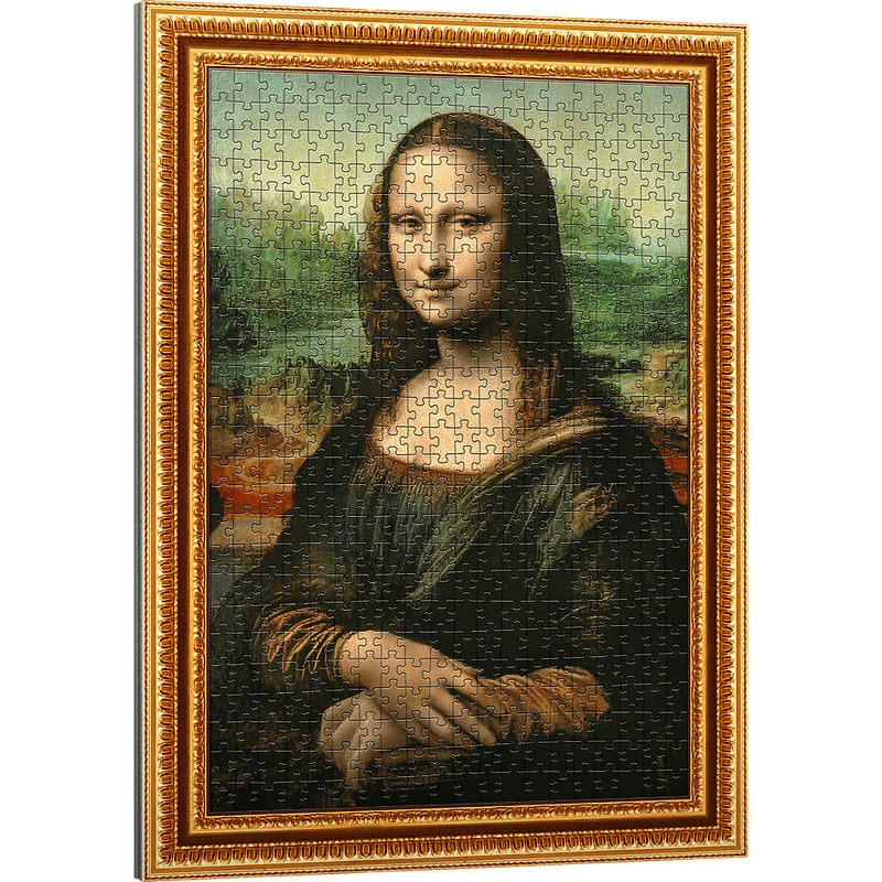 Trefl Red ArtFrame Puzzle Mona Lisa, Leonardo da Vinci 500