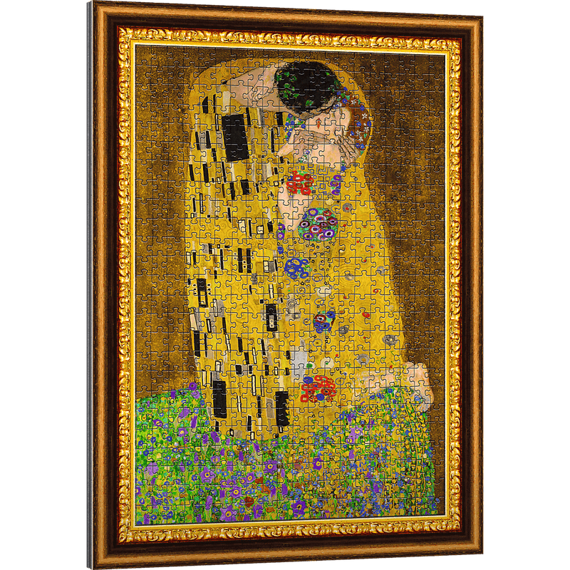 Trefl Red ArtFrame Puzzle The Kiss, Gustav Klimt 500