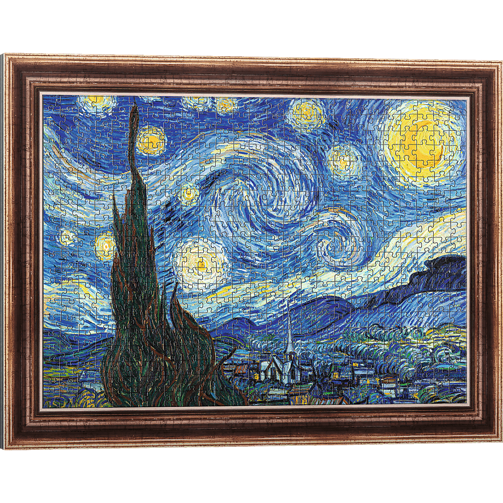 Trefl Red ArtFrame Puzzle The Starry Night, Vincent van Gogh 500