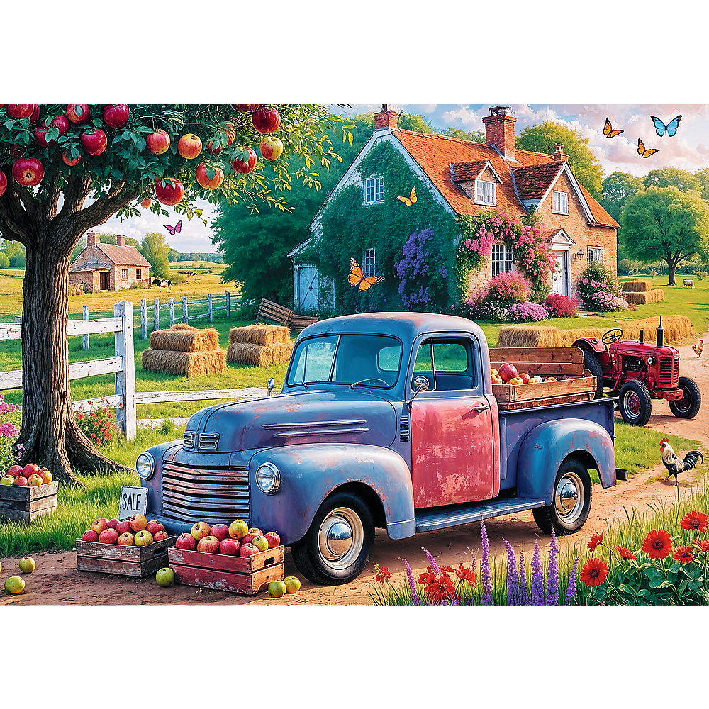 Trefl Premium Plus Tea Time: Farm Truck 500 Piece Puzzle