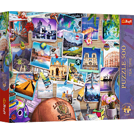 Trefl Premium Plus Tea Time: Travel Memories 500 Piece Puzzle