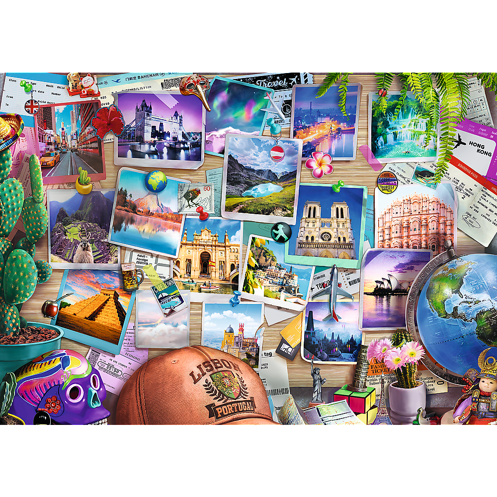 Trefl Premium Plus Tea Time: Travel Memories 500 Piece Puzzle