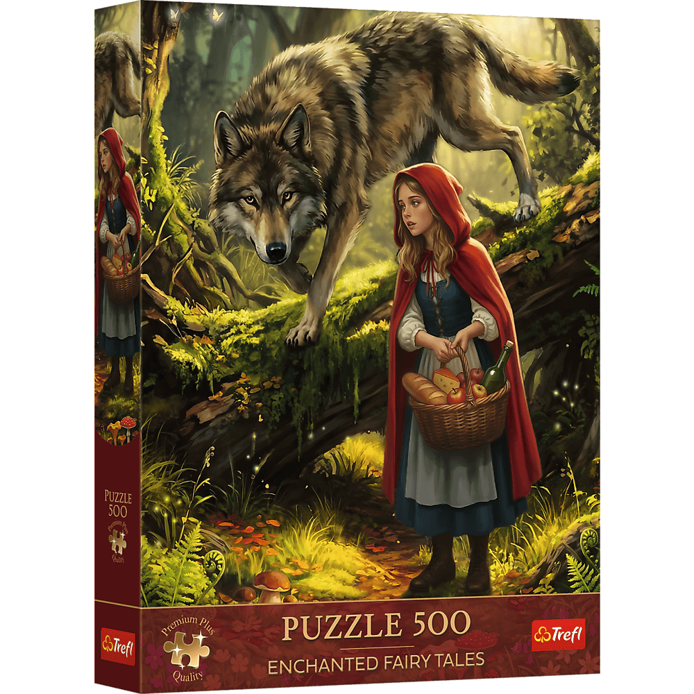 Trefl Premium Plus Enchanted Fairy Tales Little Red Riding Hood and the Wolf 500